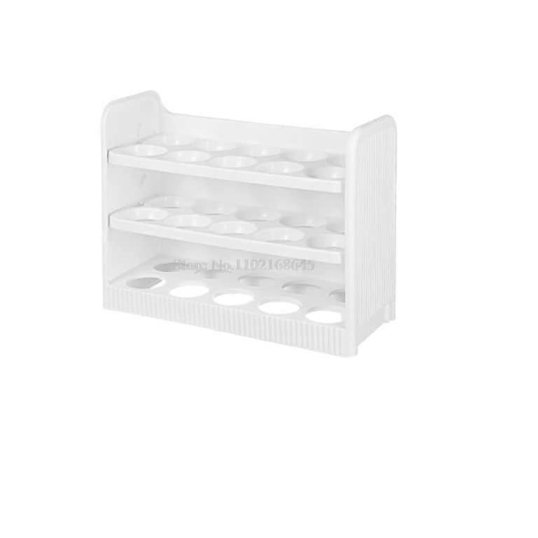 Egg Storage Box Drawer Type Can Be Stacked Egg Bracket Kitchen Refrigerator Organizer