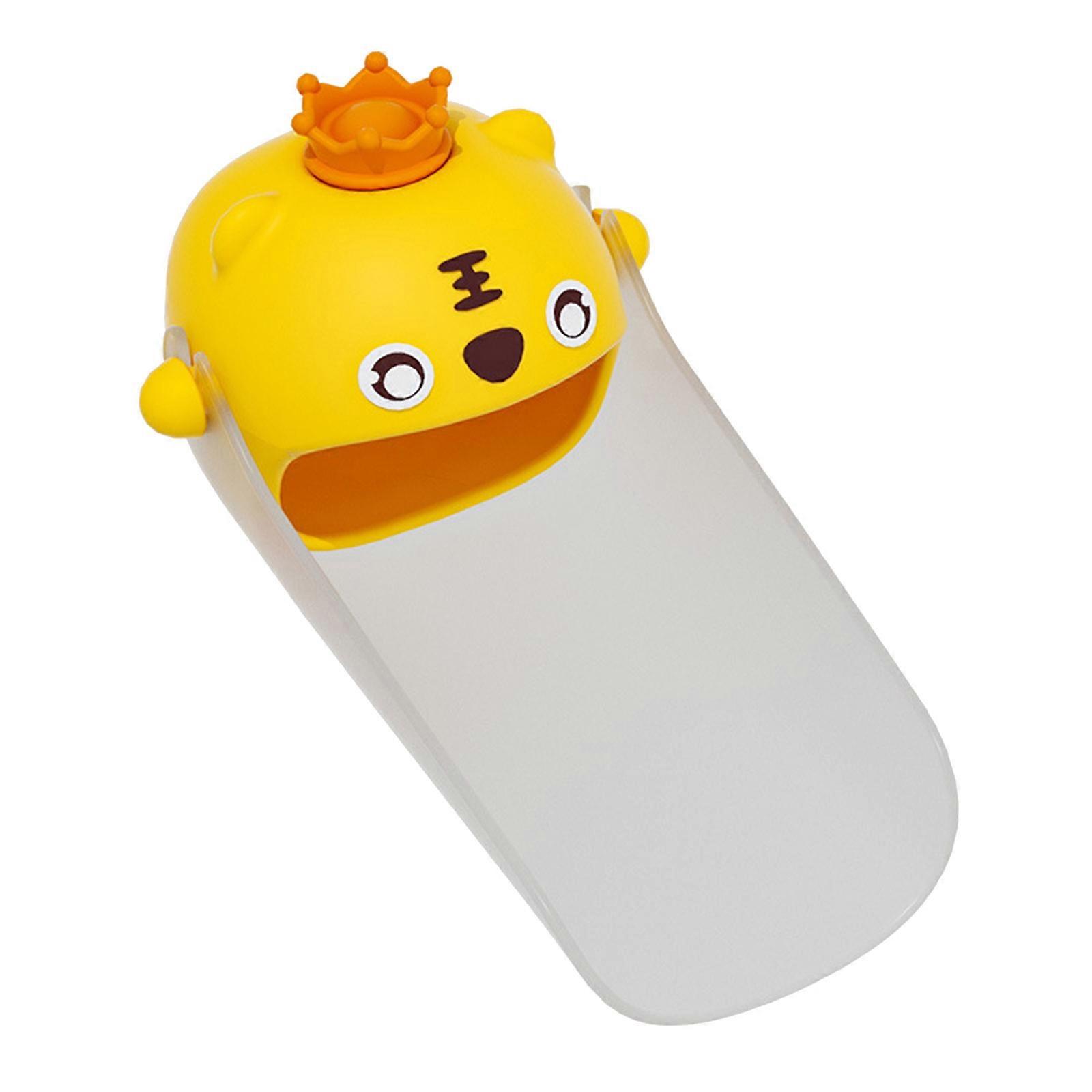 Child Friendly Sink Handle Extension Tool Adjustable Faucet Accessory For Small Hands  Yellow