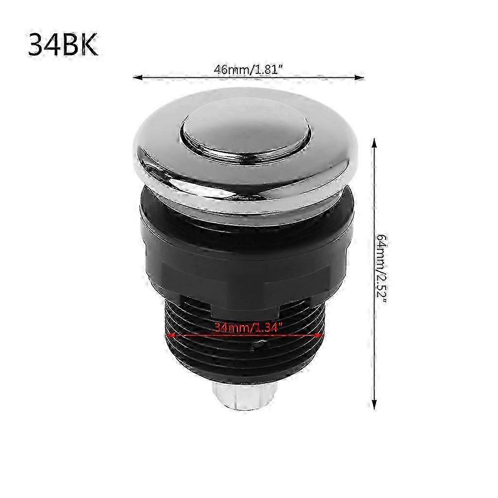 Air Pressure Switch Push Button for Bathtub Garbage Disposal - Whirlpool Compatible