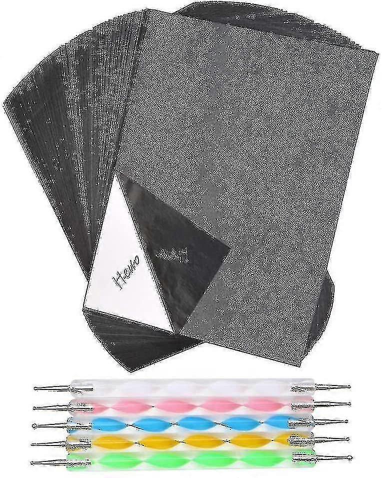 100 Sheets Carbon Paper, A4 Graphite Paper Transfer Paper, Carbon Paper