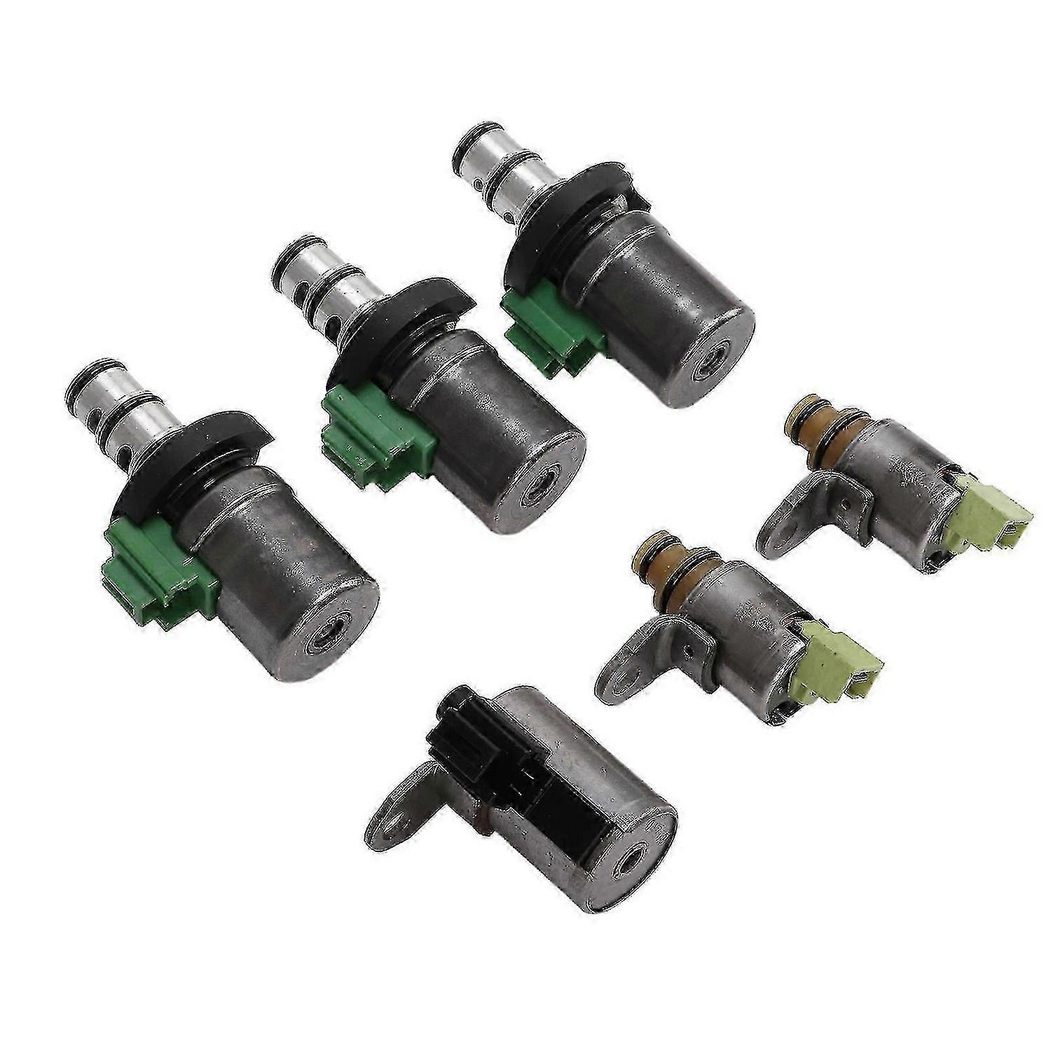 6pcs Transmission Shift Solenoid Set 4F27E Replacement for Mazda 2 3 5 6 CX7 MPV