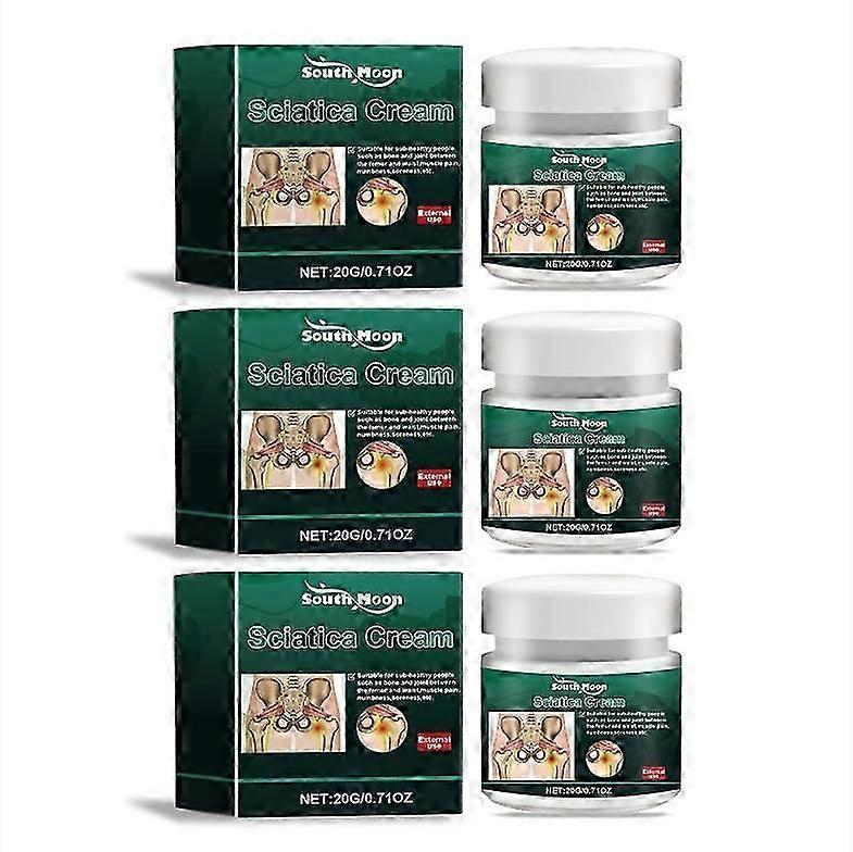 1-3X Pomada de Cuidado com a Ciática da Lua Sul Alivia o Ombro, Pescoço, Lombar, Articulação, Ciática, Fêmur Cuidados com o Corpo