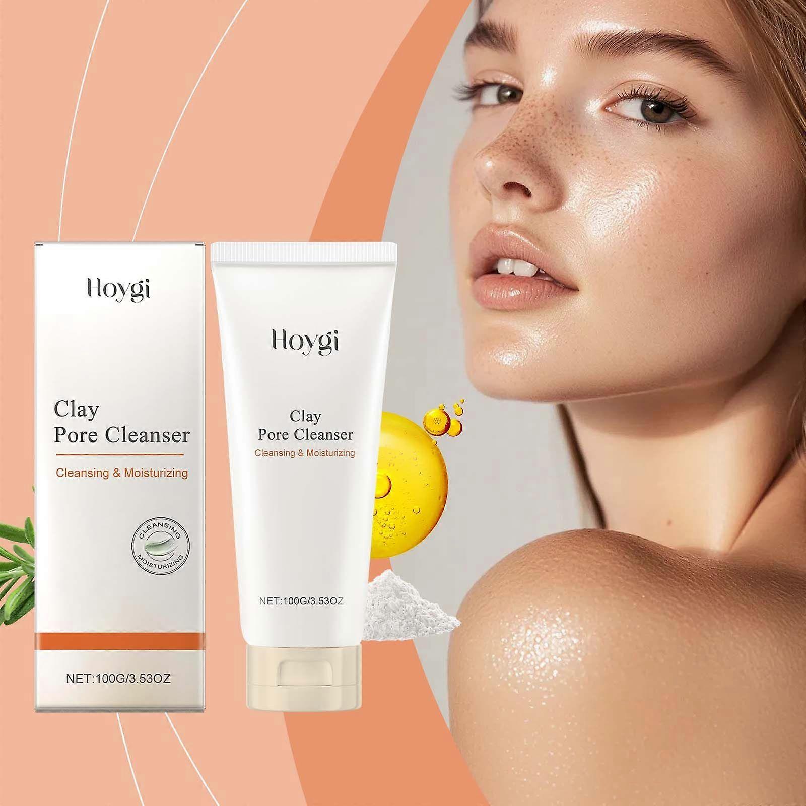 Hoygi Pore-Cleansing And Moisturizing Facial Cleanser Moisturizes And Controls Oil, Gently Cleanses The Facial Skin, Leaving It Refreshing And Not Tig