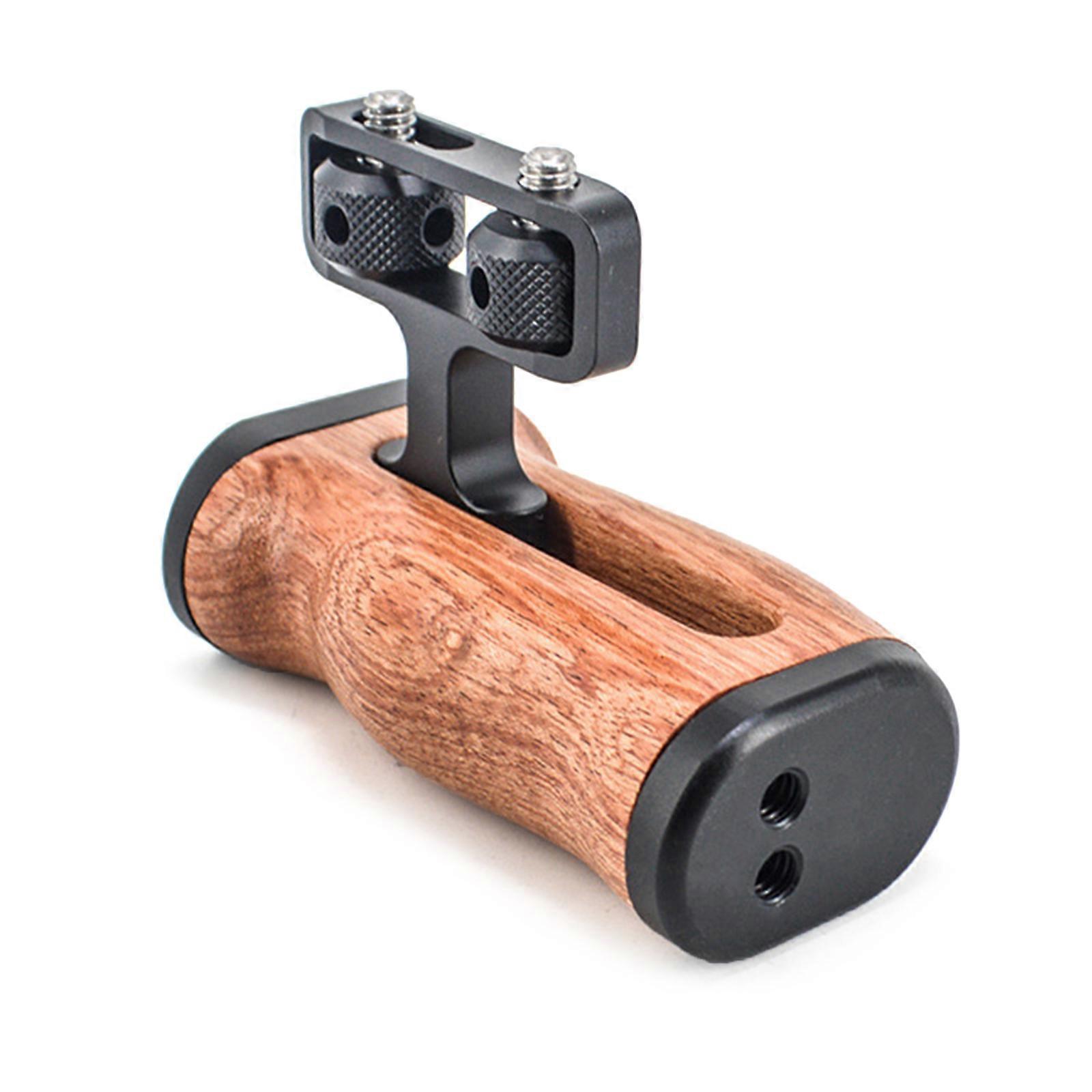 DSLR Camera Cage Handle Cold Shoe Extension Grip for Flash and Microphone Attachments Camera Expansion Cold Shoe Multicolor