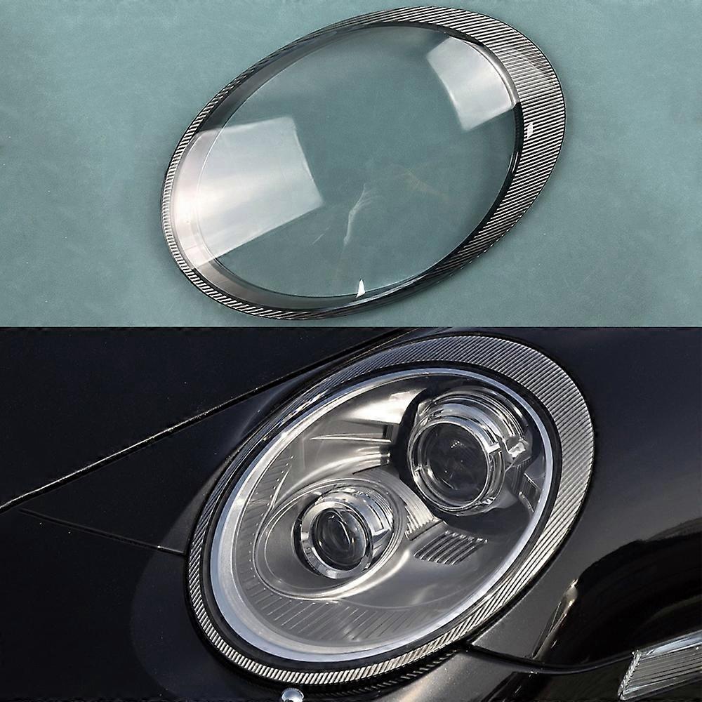 For Porsche 911 2005-2011 Headlight Cover Headlamp Lamp Shell Lampshade Transparent Shade Replace Original Lens Plexiglass