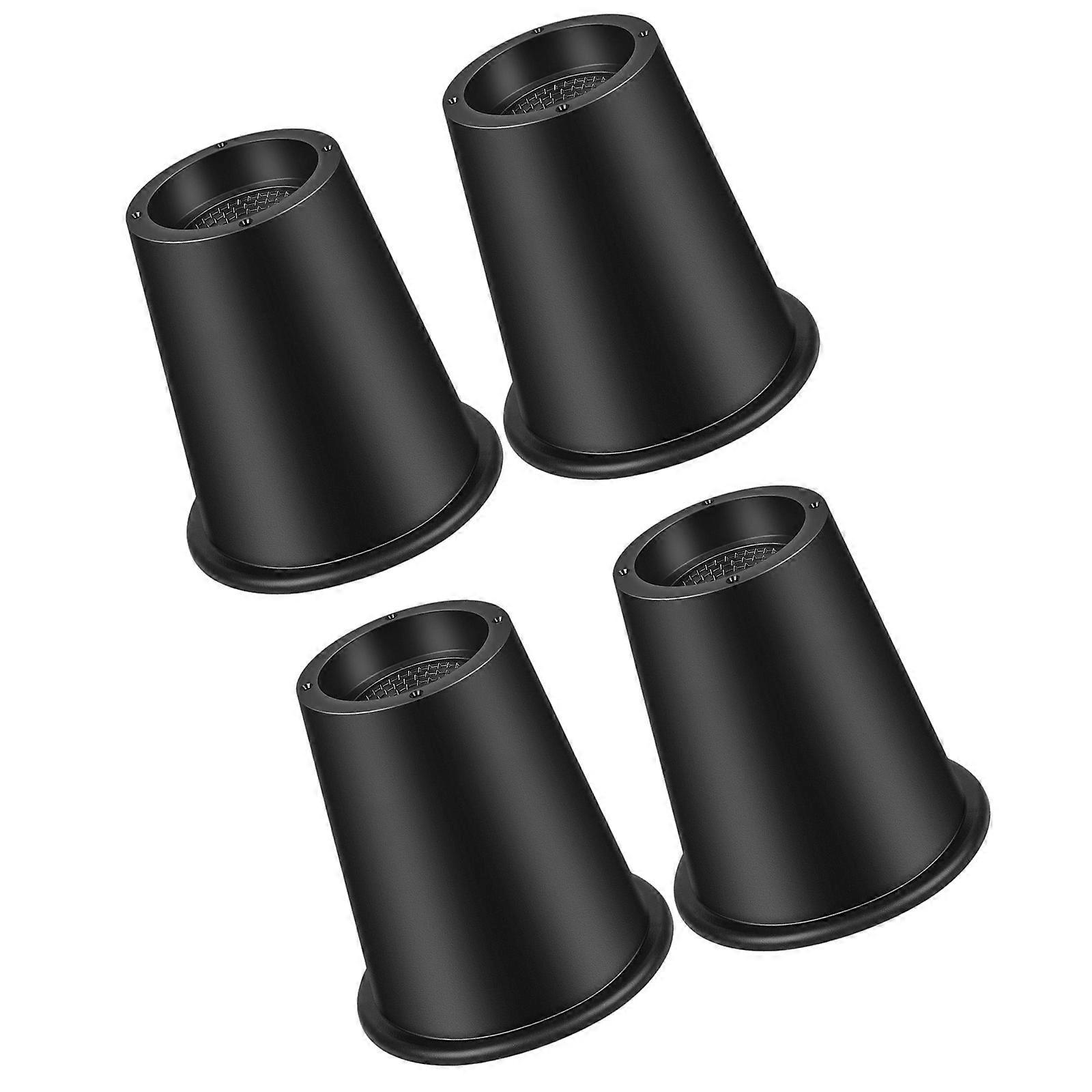 6inch Round Rubber Bed Risers For Secure Height Elevating Underbed Space Optimization Furniture Leg Risers Multicolor