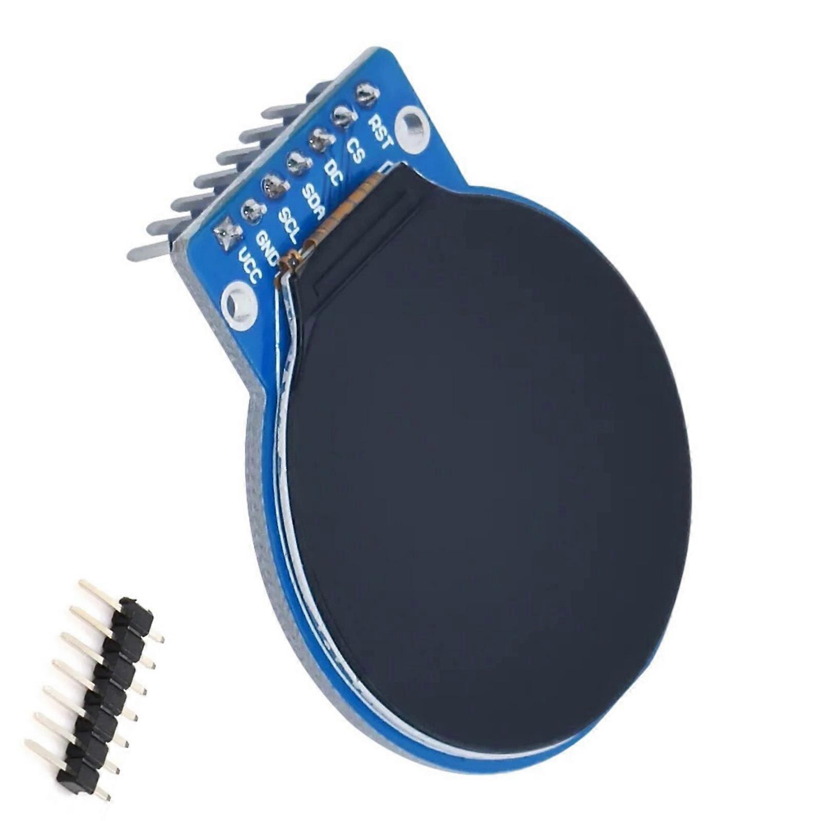 Color 240x240 LCD In 1.28 Size For Microcontroller Projects Multicolor