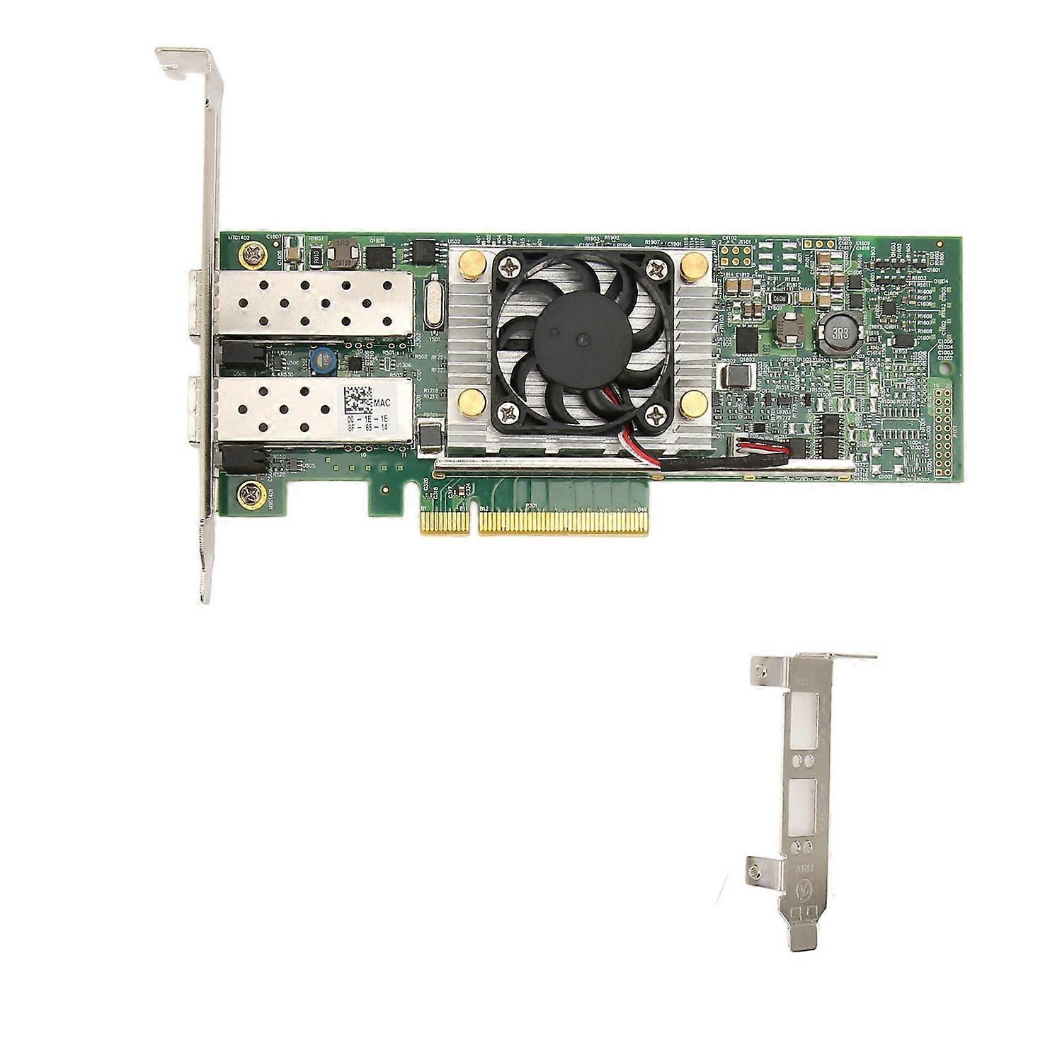 BCM57810S 10GB Dual Port SFP PCIe X8 Ethernet Converged Network Adapter with Cooling Fan Multifuncti