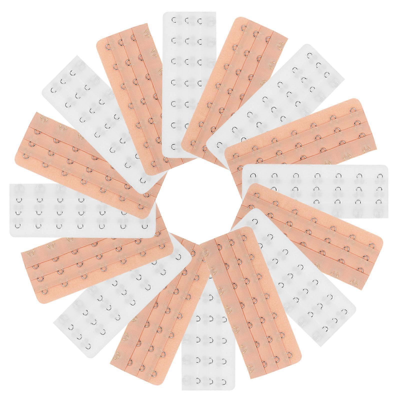 Bra Extender Multi-Hook 7 Hooks for Women Use 16Pcs Elastic Back Extension