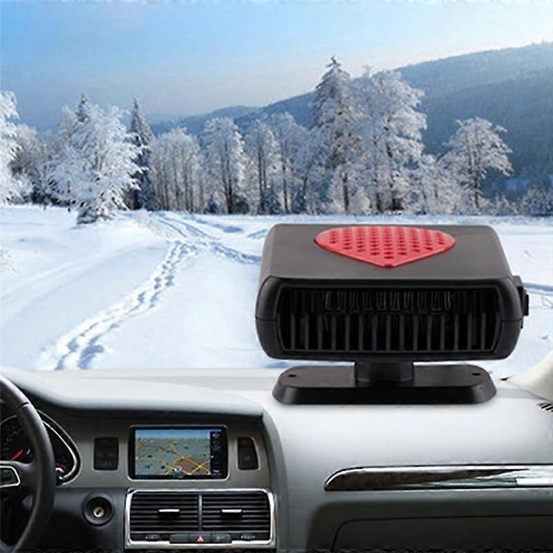 PZHI-12V Car Fan Heater,500W Car Defroster For Windshield,Hot And Cold Car Cooling Fan With Cigarette Lighter Socket,A Durable
