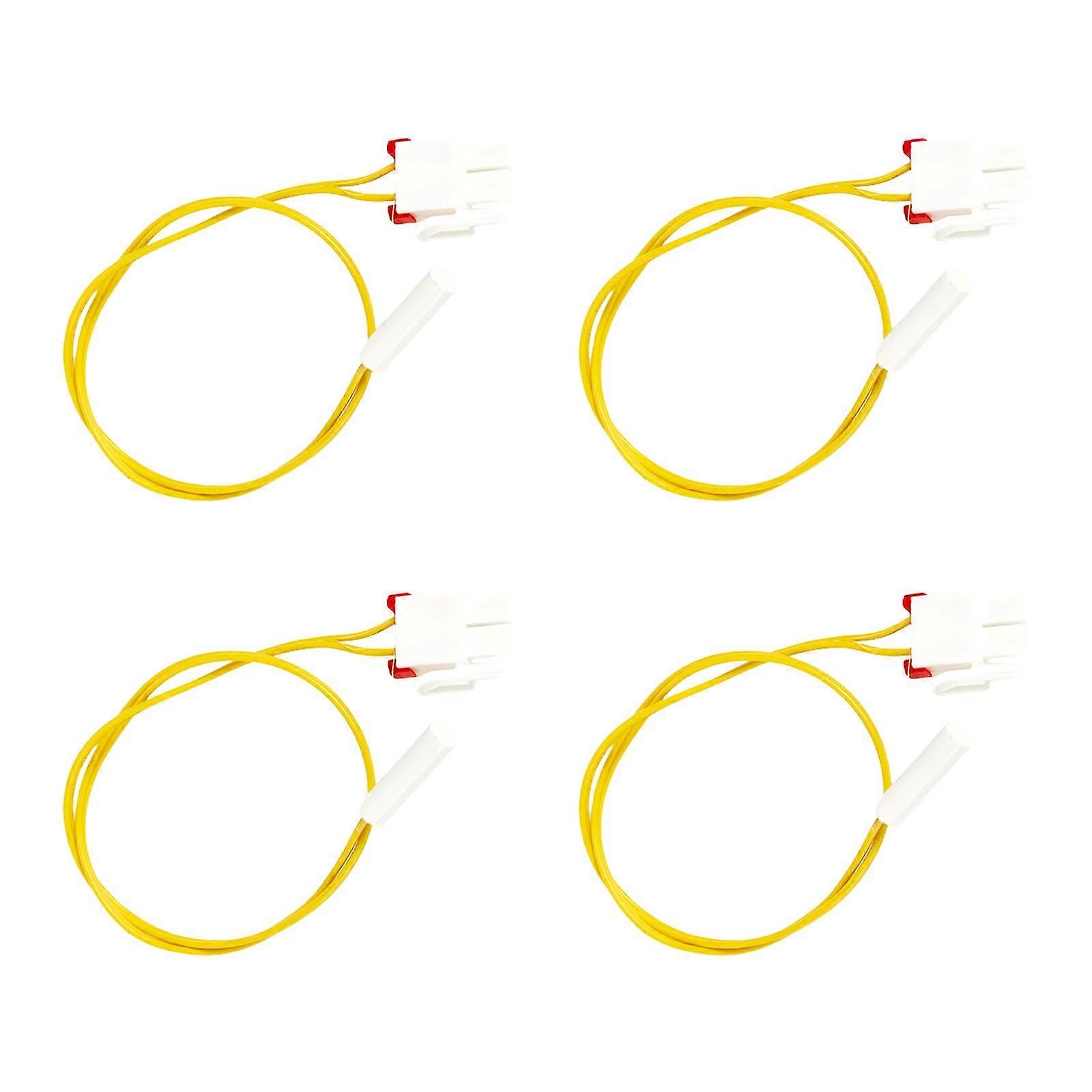 Refrigerator Temperature Sensor Probes with Defrost Function, 4 Pack for Fridge Replacement