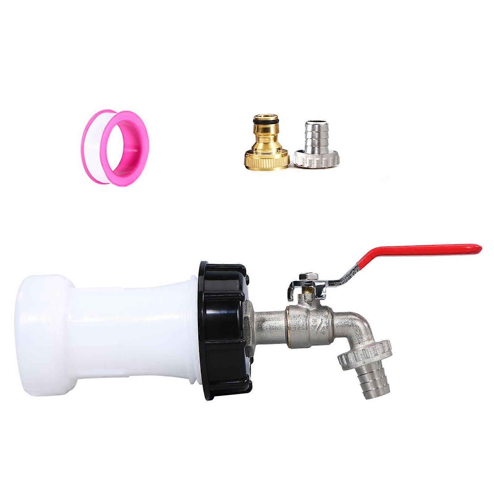 Practical Water Tank Outlet Tap 3/4Inch Coarse Thread Adapter Convenient for Efficient Garden and Home Daily Use  one size