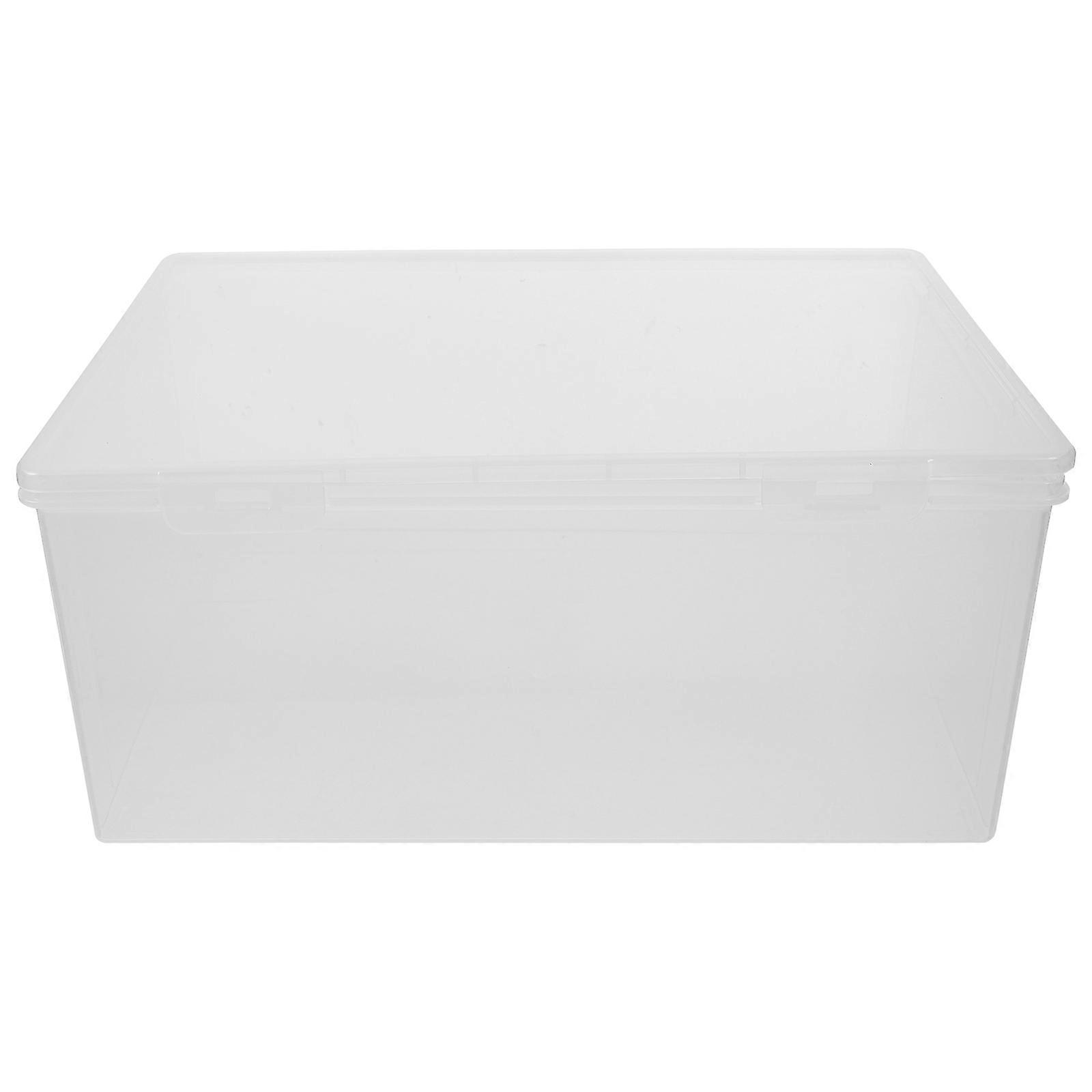 DVD Storage Box CD Storage Container Plastic DVD Holder Portable CD Storage Case