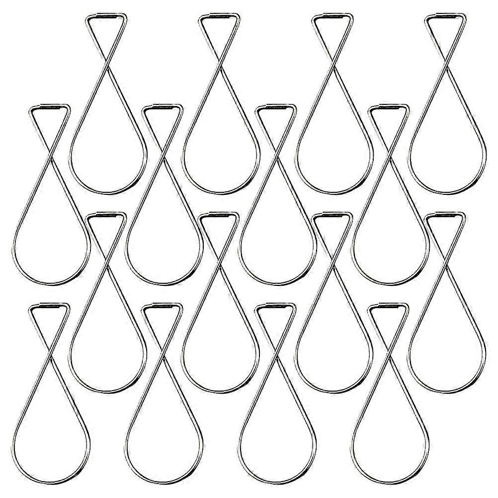 100 Pcs Ceiling Hook Clips Drop Ceiling Hanger Hooks for Office Home Stores