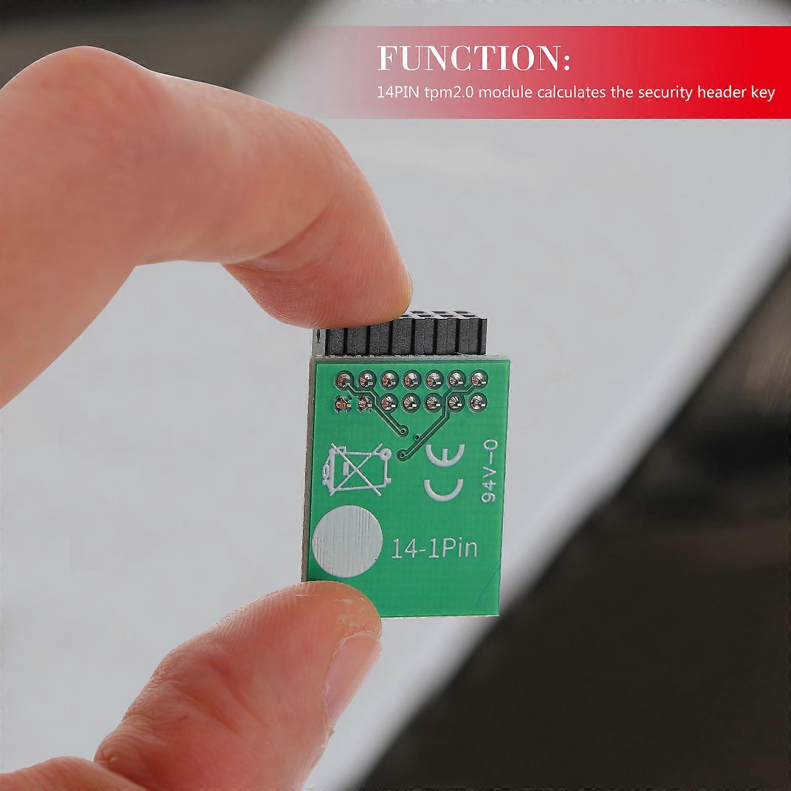 TPM Module 2.0 Encryption Security Module 14pin Accessory Compatible for MSI