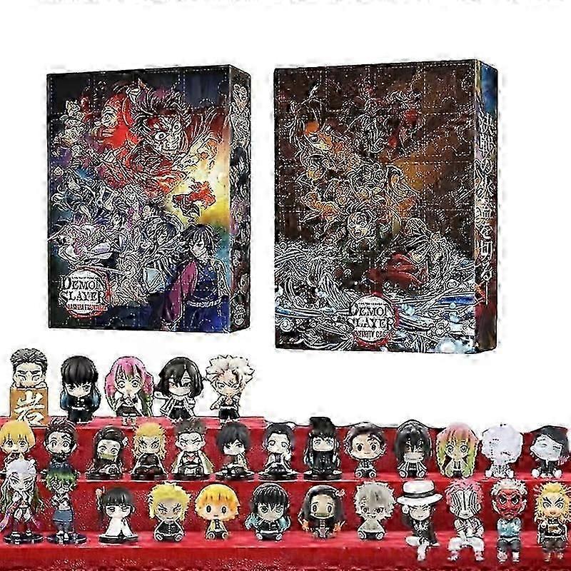 Demon Slayer Anime Advent Countdown Vánoční adventní kalendář Blind Box Kamado Tanjirou Nezuko Zenitsu dárek