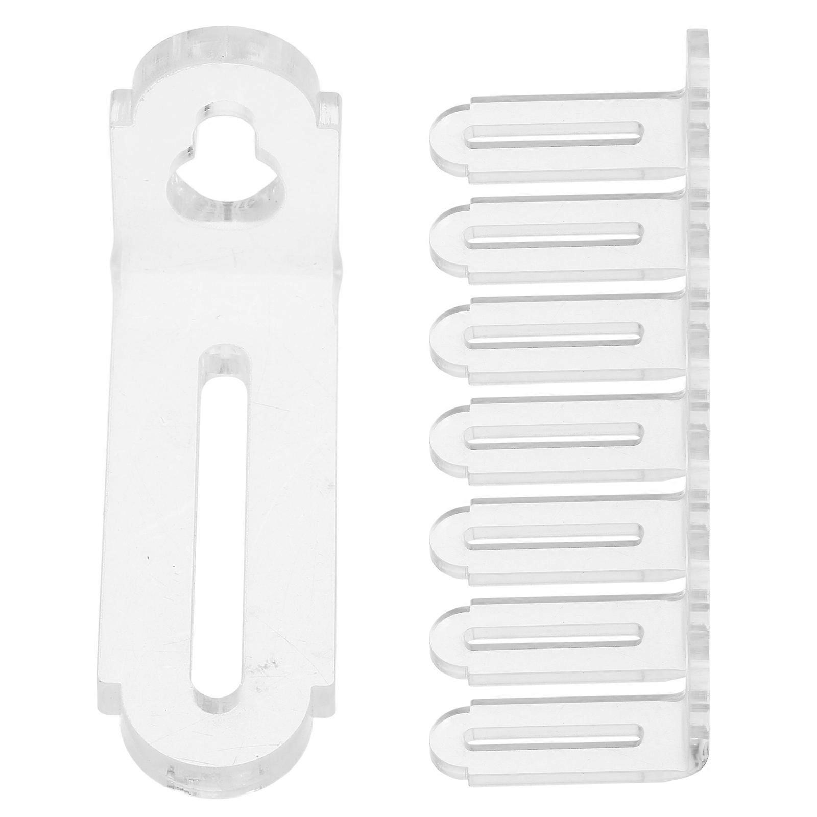 Transparent Acrylic Corner Brackets for Drawer Support 8Pcs Set