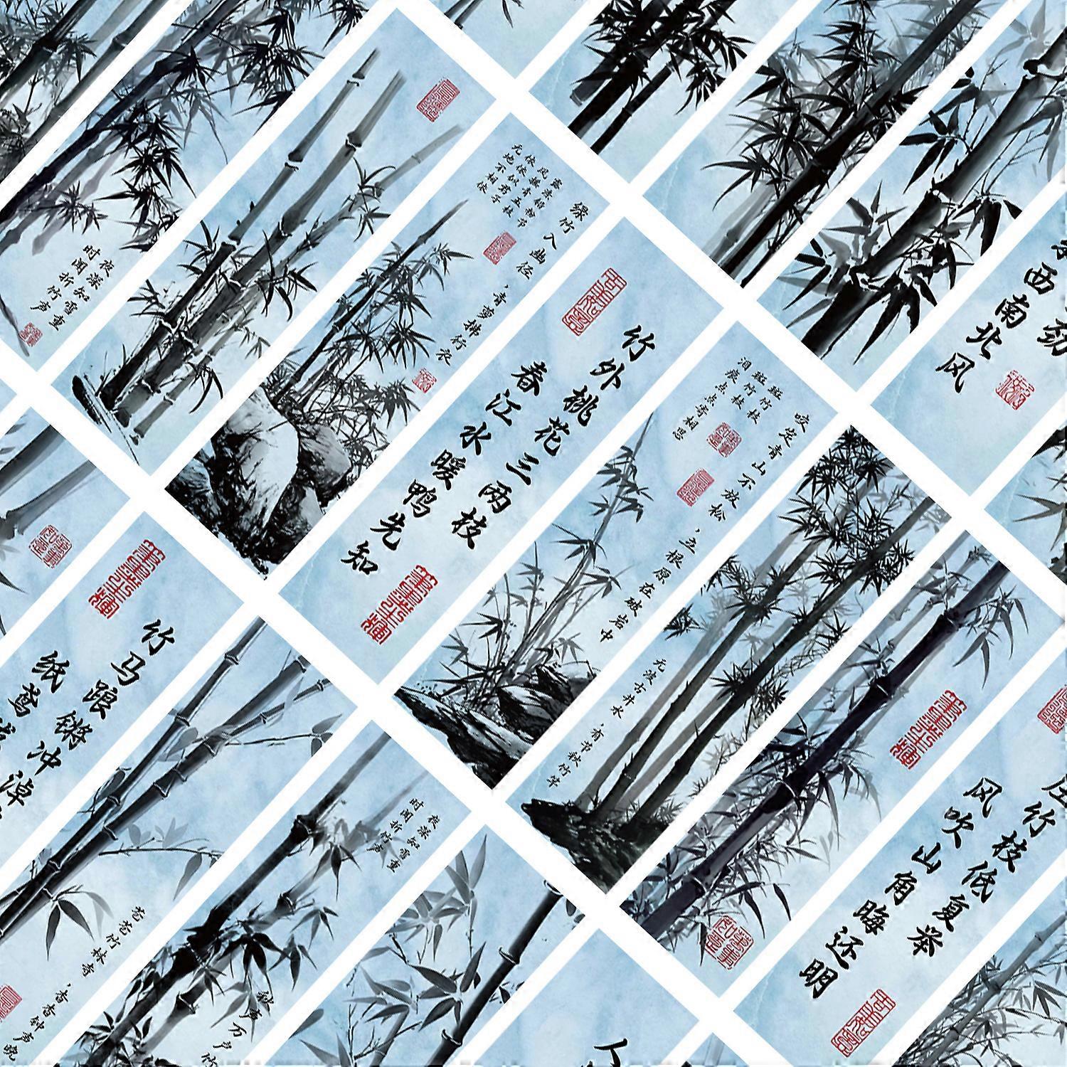 30 Bamboo Shadow Bookmarks Series: Creative and Artistic Hand-Drawn Bookmarks for Reading (DIY)