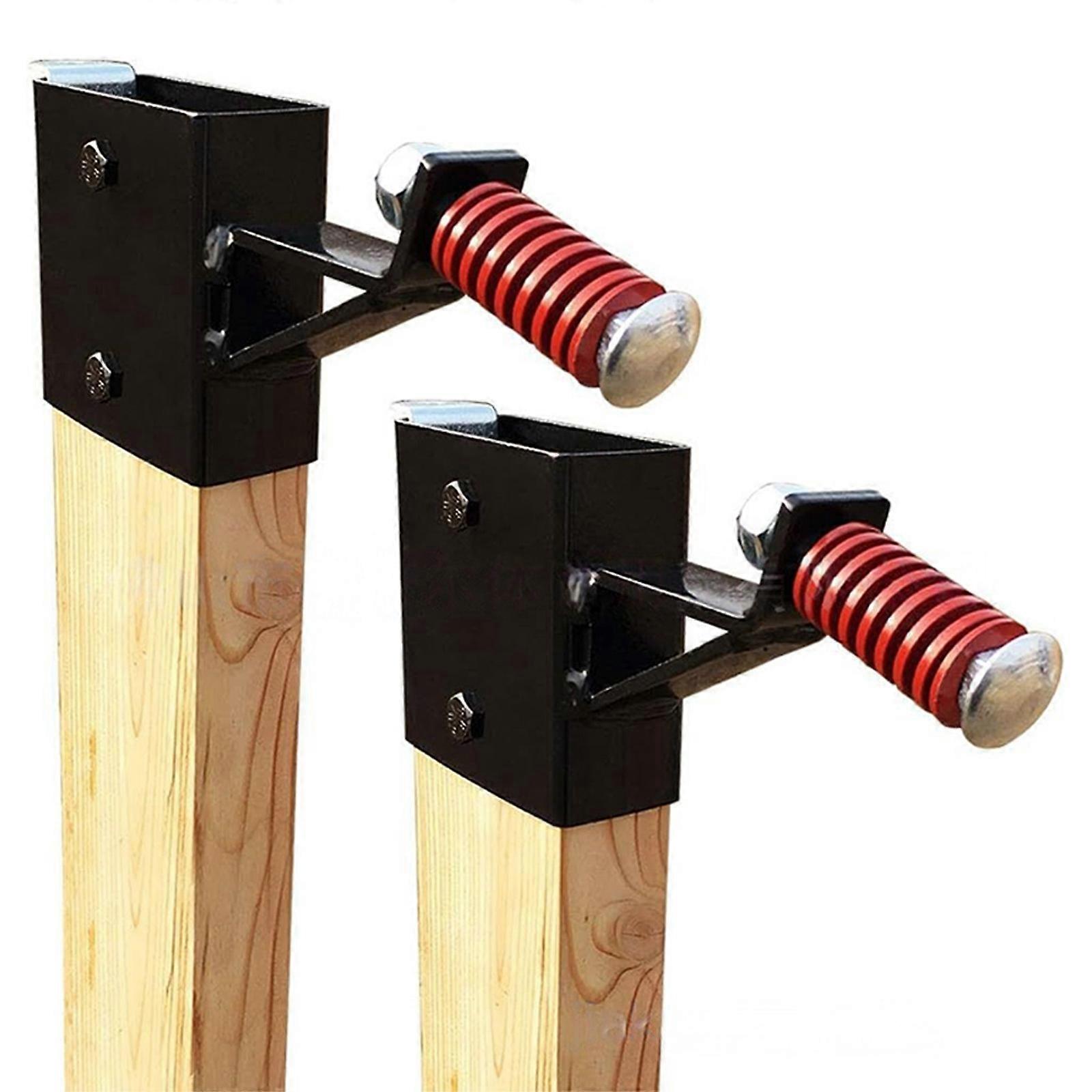 Steel Gong Targets Conversion Adapter Practice T Post Targets Mount Hanger Hardware Adjustable Shootings Rack Targets Stand Multicolor