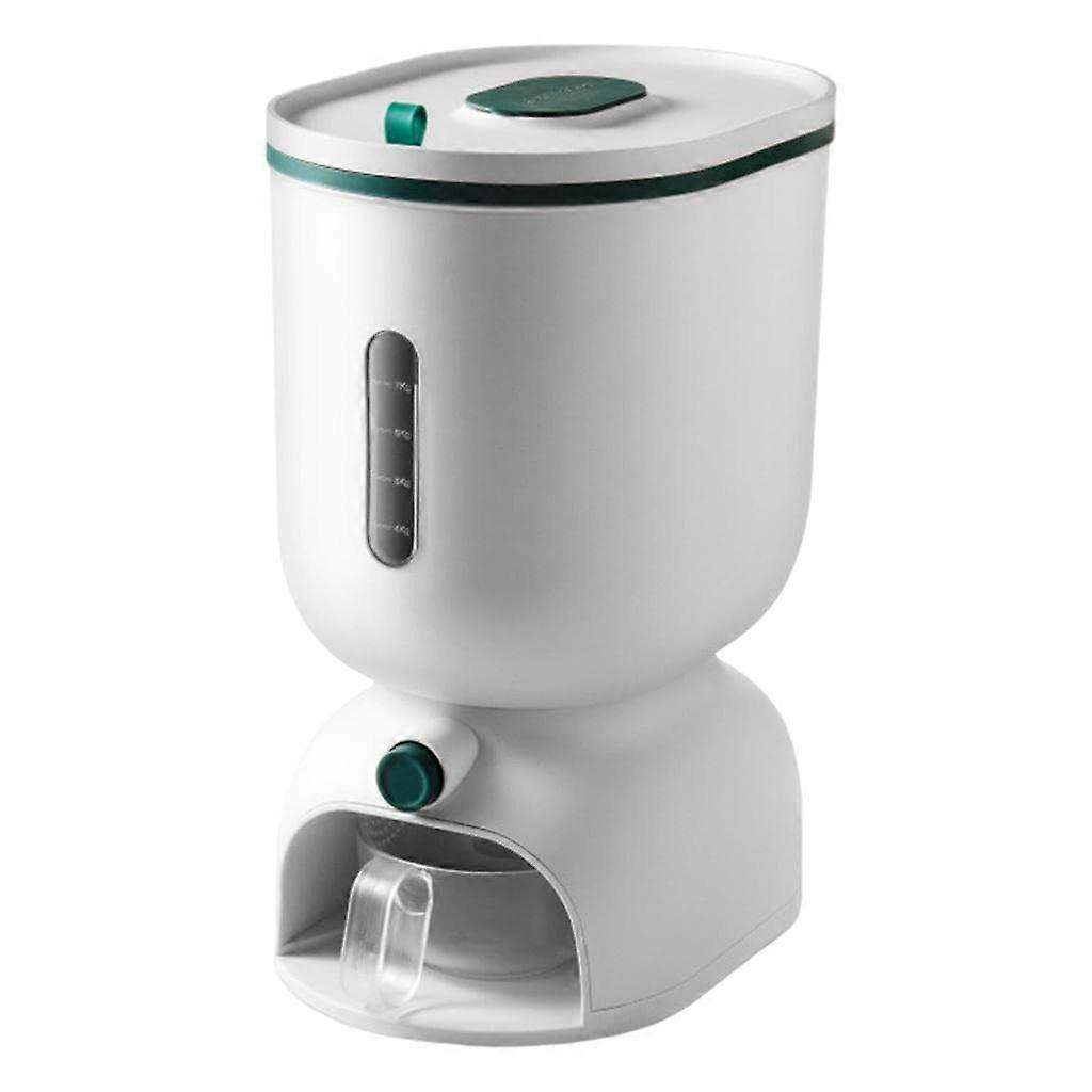Rice Food Container Storage Box For Cereal Dispenser Grain Green