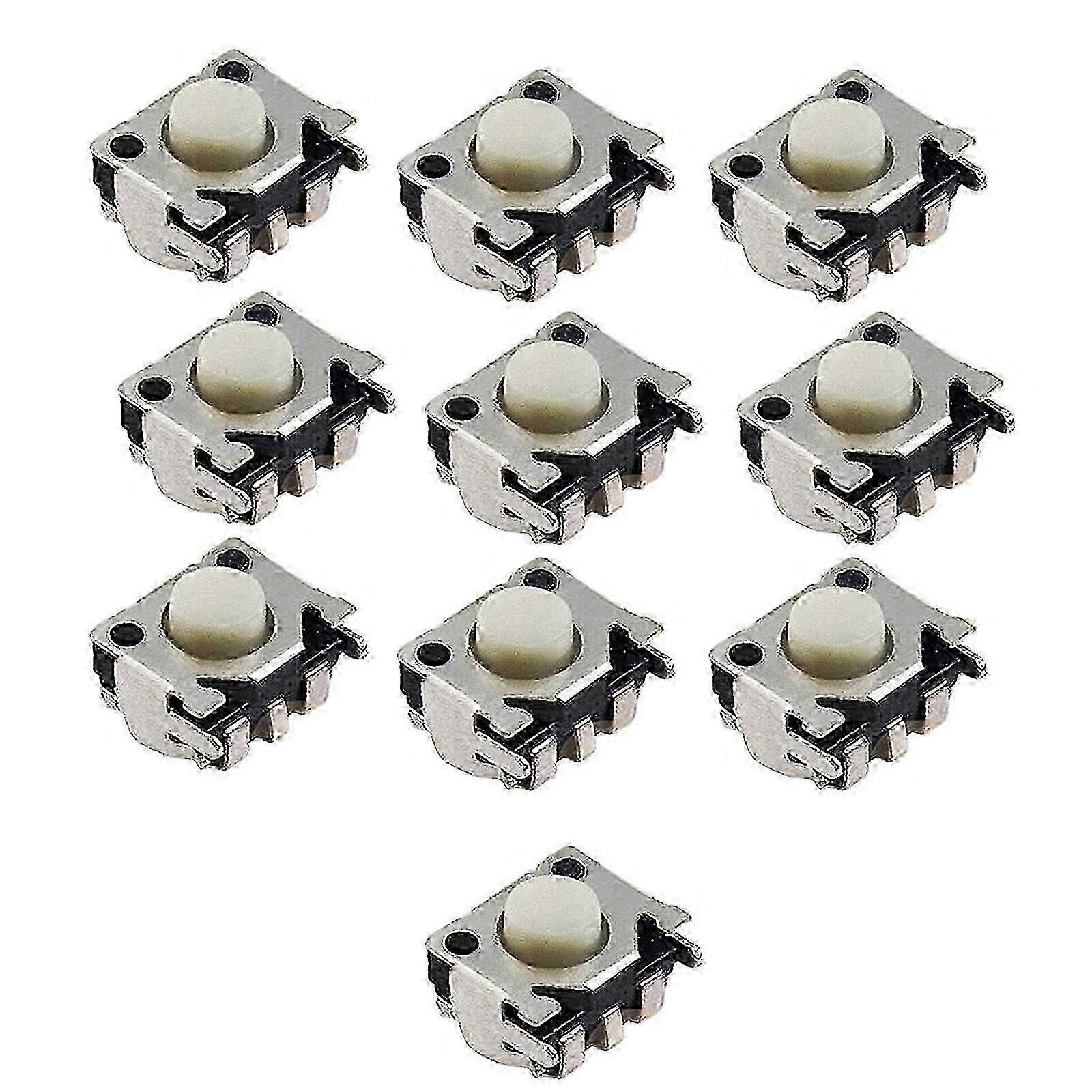 10pcs Left Right Button Switches For Ds Lite- Ndsl Ndsi Xl Ll Replacement Part Left Right Triggers- Button