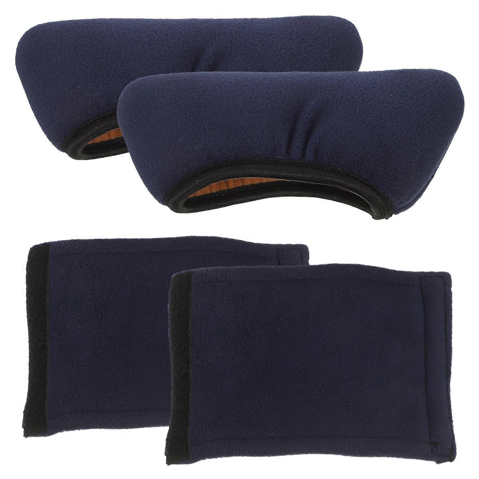 Comfortable Blue Crutch Pads for Underarm Support 1Set Hand Covers