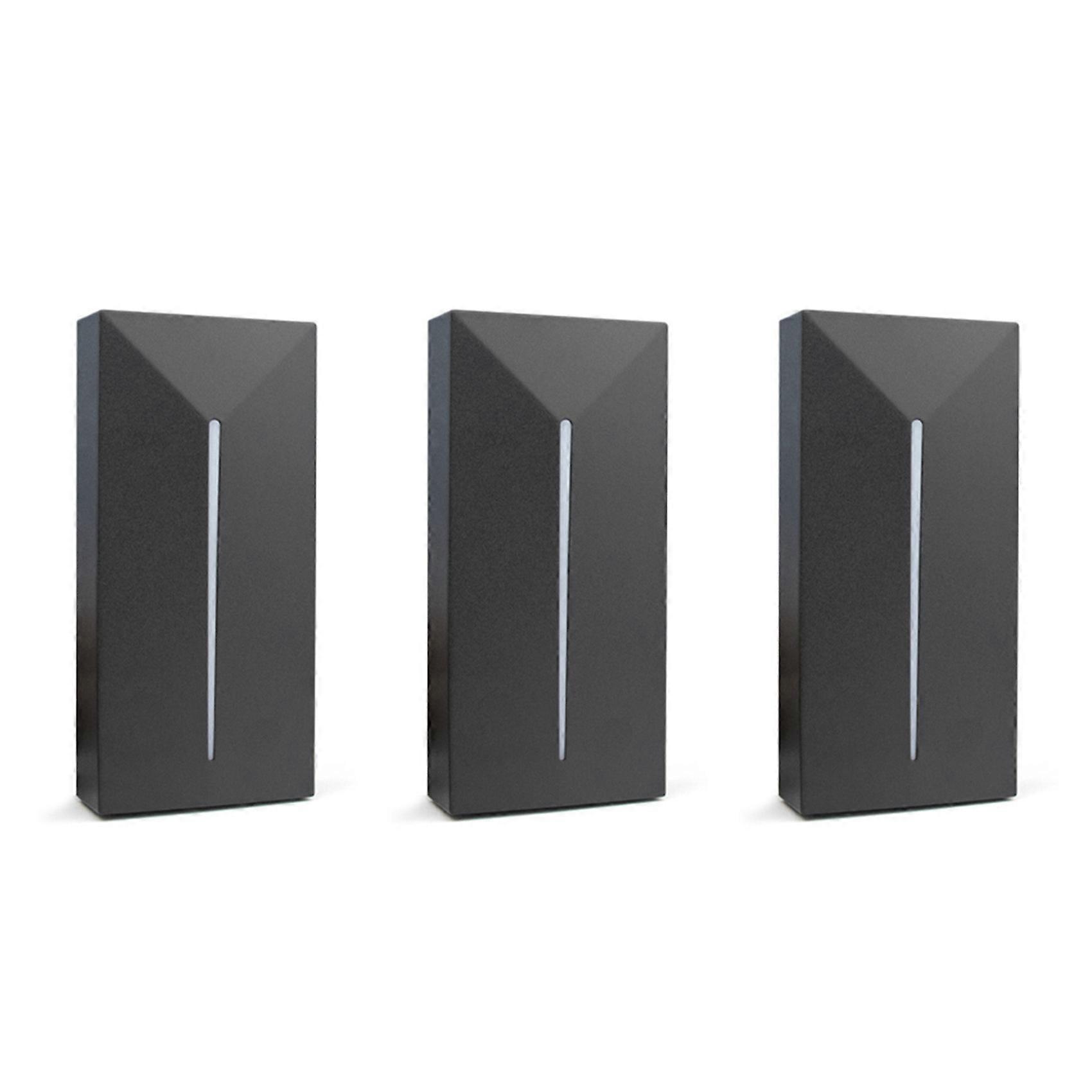 3X Access Control Card Reader Small Wiegand Card Reader IP68 Waterproof Long Range RFID Card Reader, 13.56Mhz IC/MF