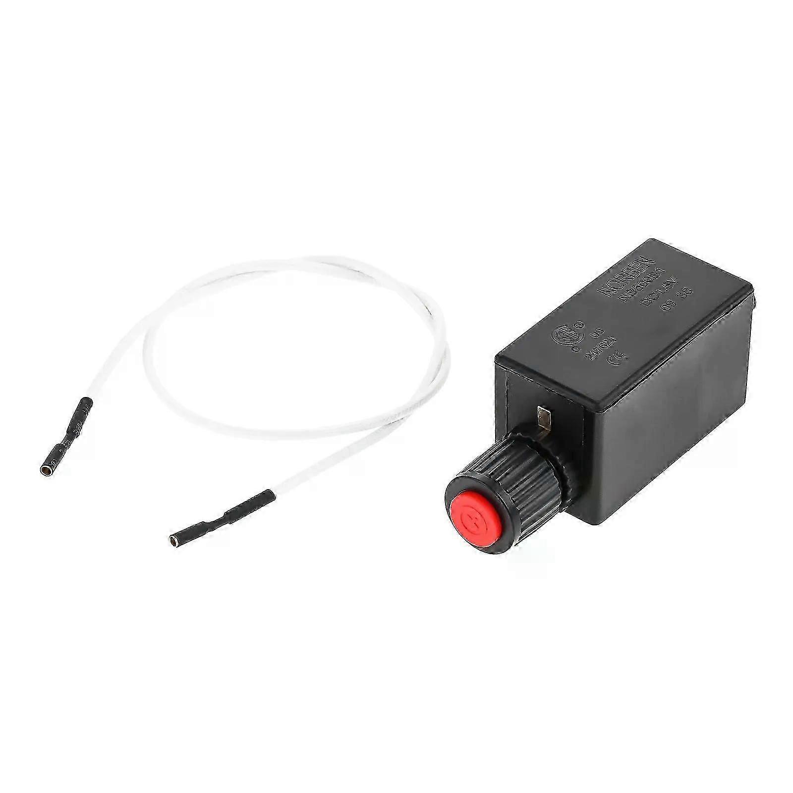1 Set Spark Generator Electronic Push Button Pluse Igniter with Wire 500mm for Gas Firepits Burner Grill Igniter AA Battery