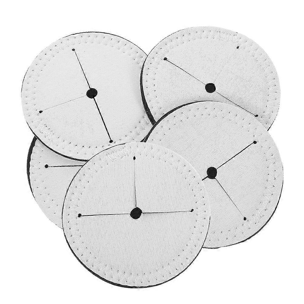 DIY Patterns Wine Glass Round Heat Printing Cup Mat For Creative Users 5Pcs
