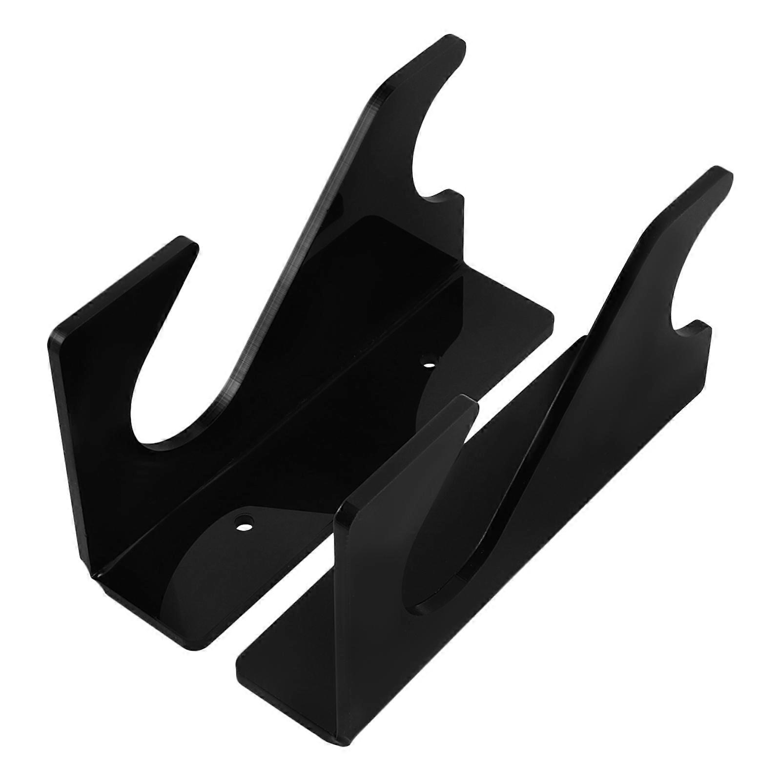 Acrylic Wall Mounted Sword Holder Sword Bracket for 1Pair