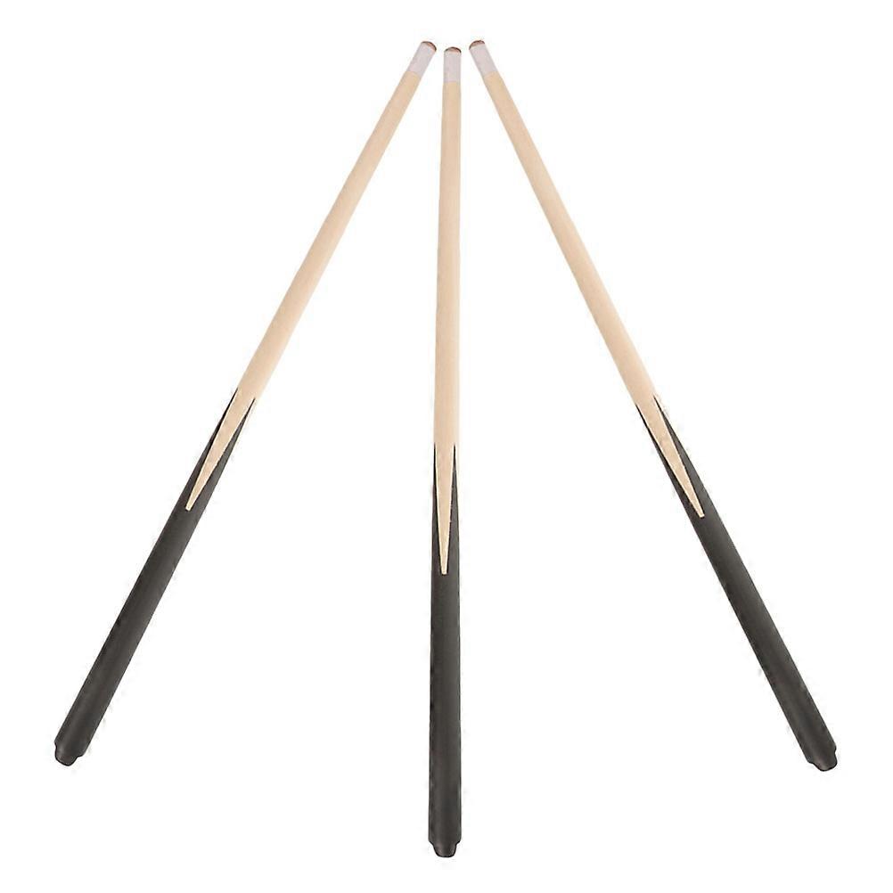 3Pcs Child Billiard Cue Mini Pool Cue Stick for Playing Hardwood Colored