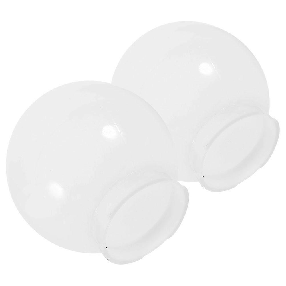 Replacement Acrylic Lamp Shade Outdoor Spherical 2Pcs Lamp Covers