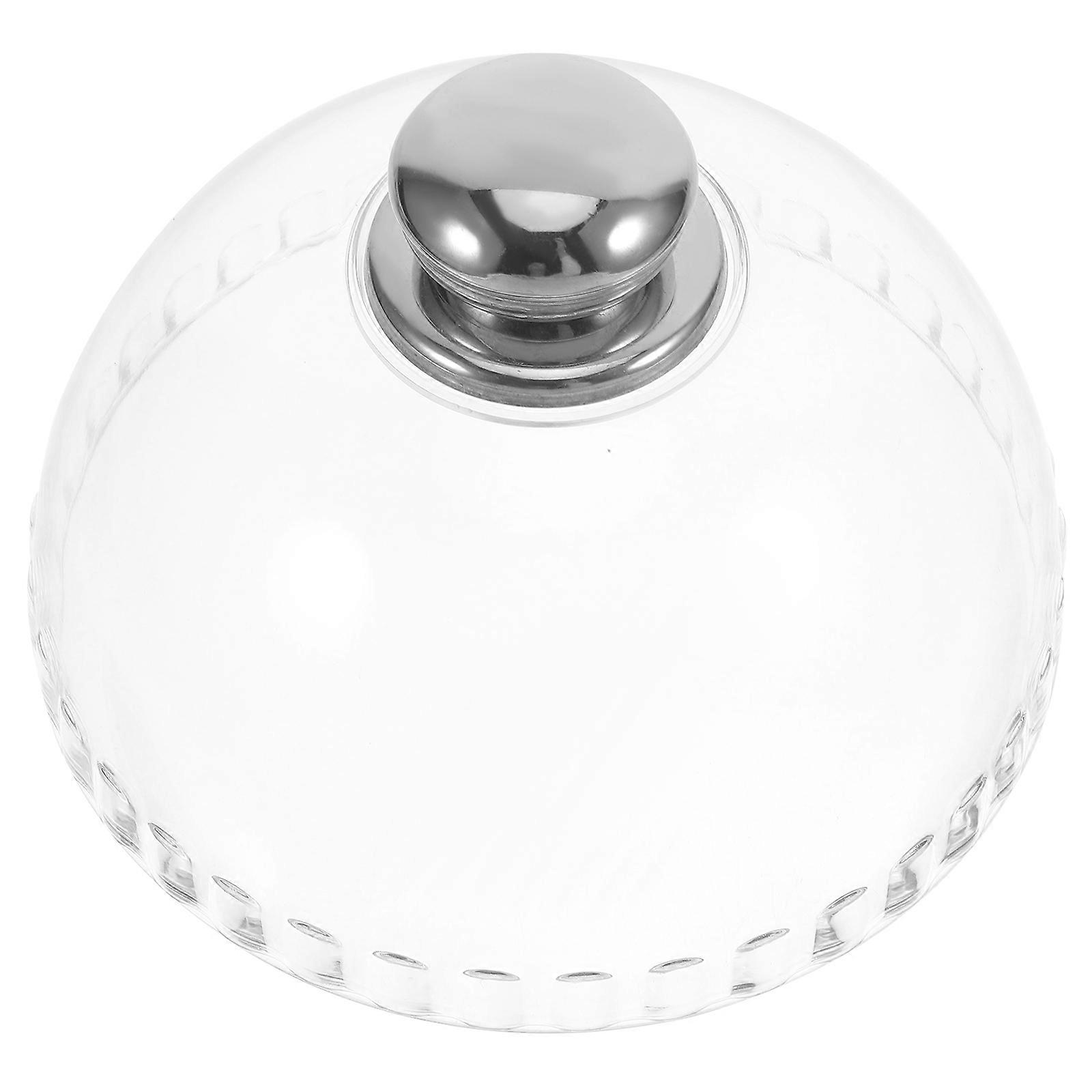 Transparent Acrylic Cake Dome for Food Protection with Handle Reusable