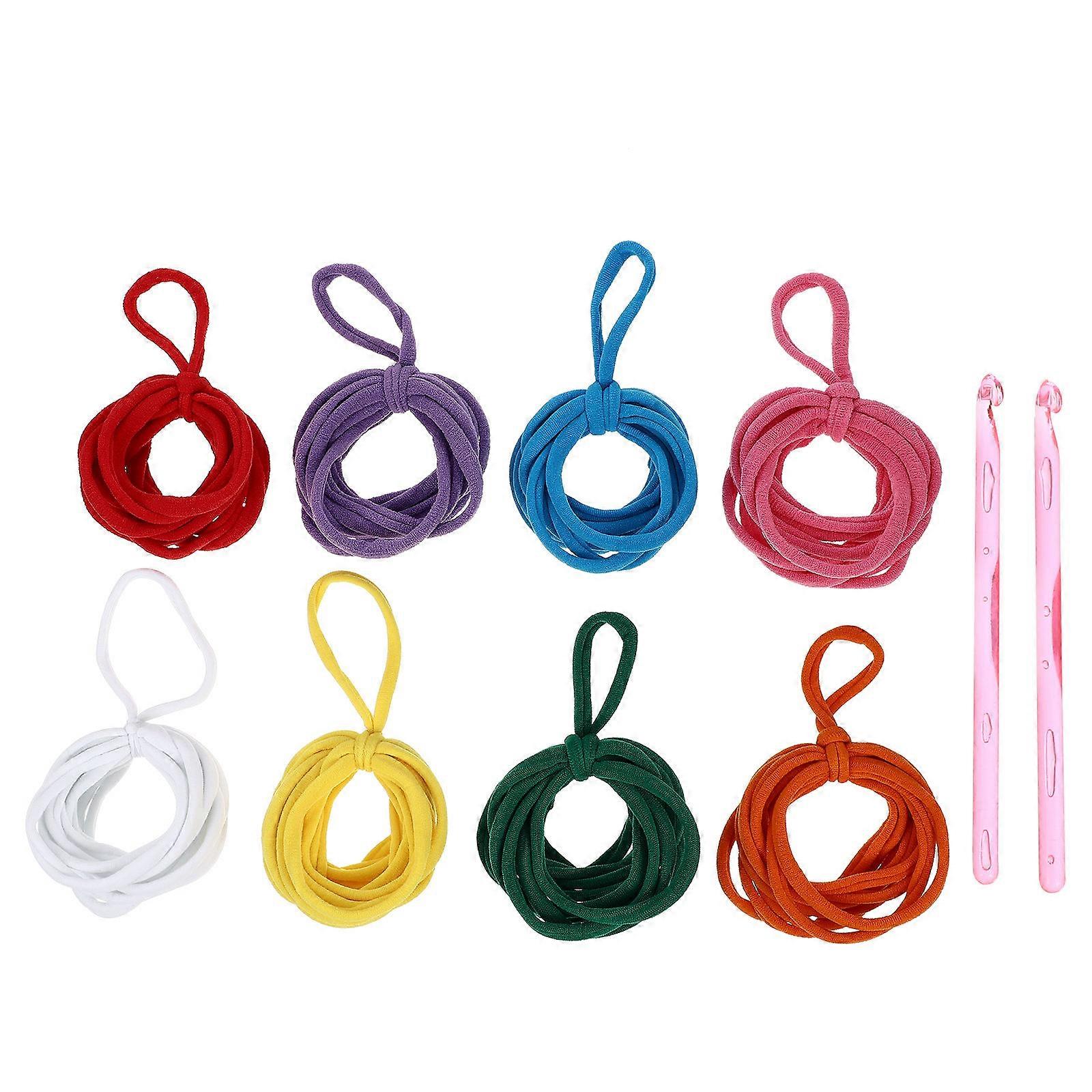Braided Elastic Rope DIY Loom Loop for Craft Projects 1Set Colorful