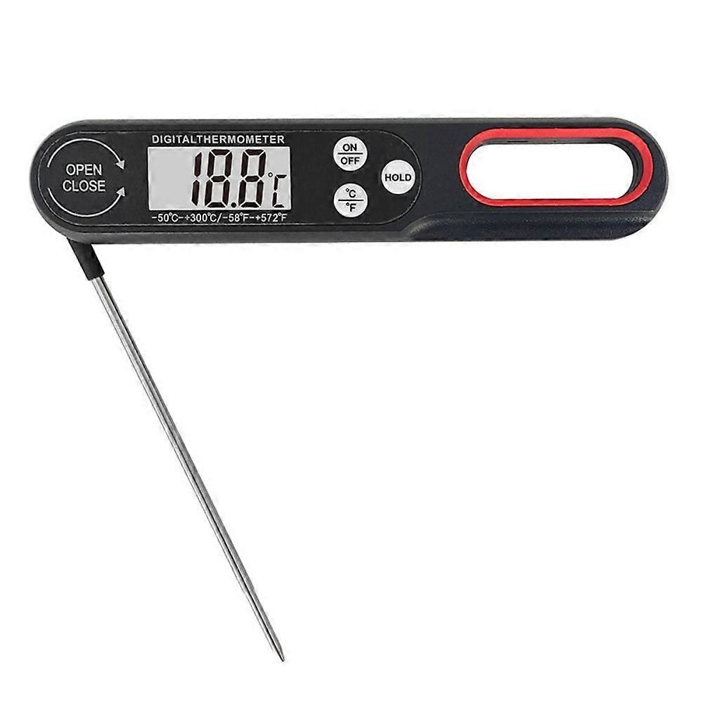 Instant Read Digital Meat Thermometer Waterproof High Precision Food Temperaure Sensor Switchable Units Probe Food Thermometer