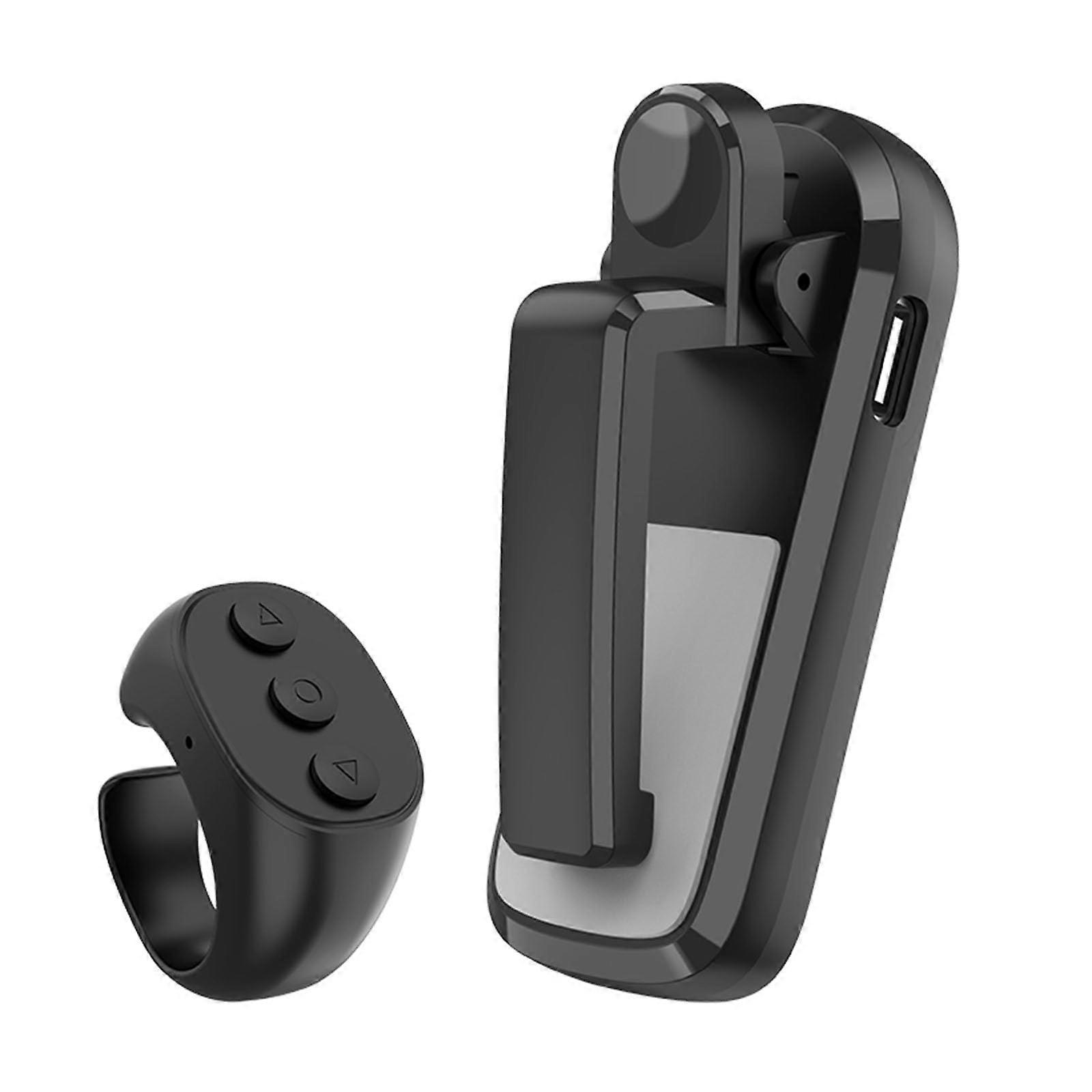 Multifunctional Remote Page Turner for Reading, Scrolling, and Clicking  Tablet, Camera, Camcorder Compatibility, Black