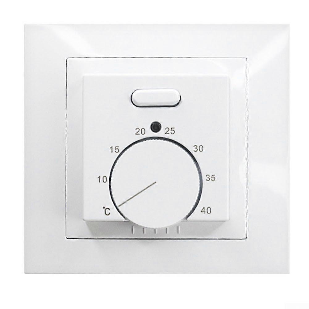 Mechanical Heating Thermostat with External Temperature Sensor, Energy Saving and Easy Manual Control