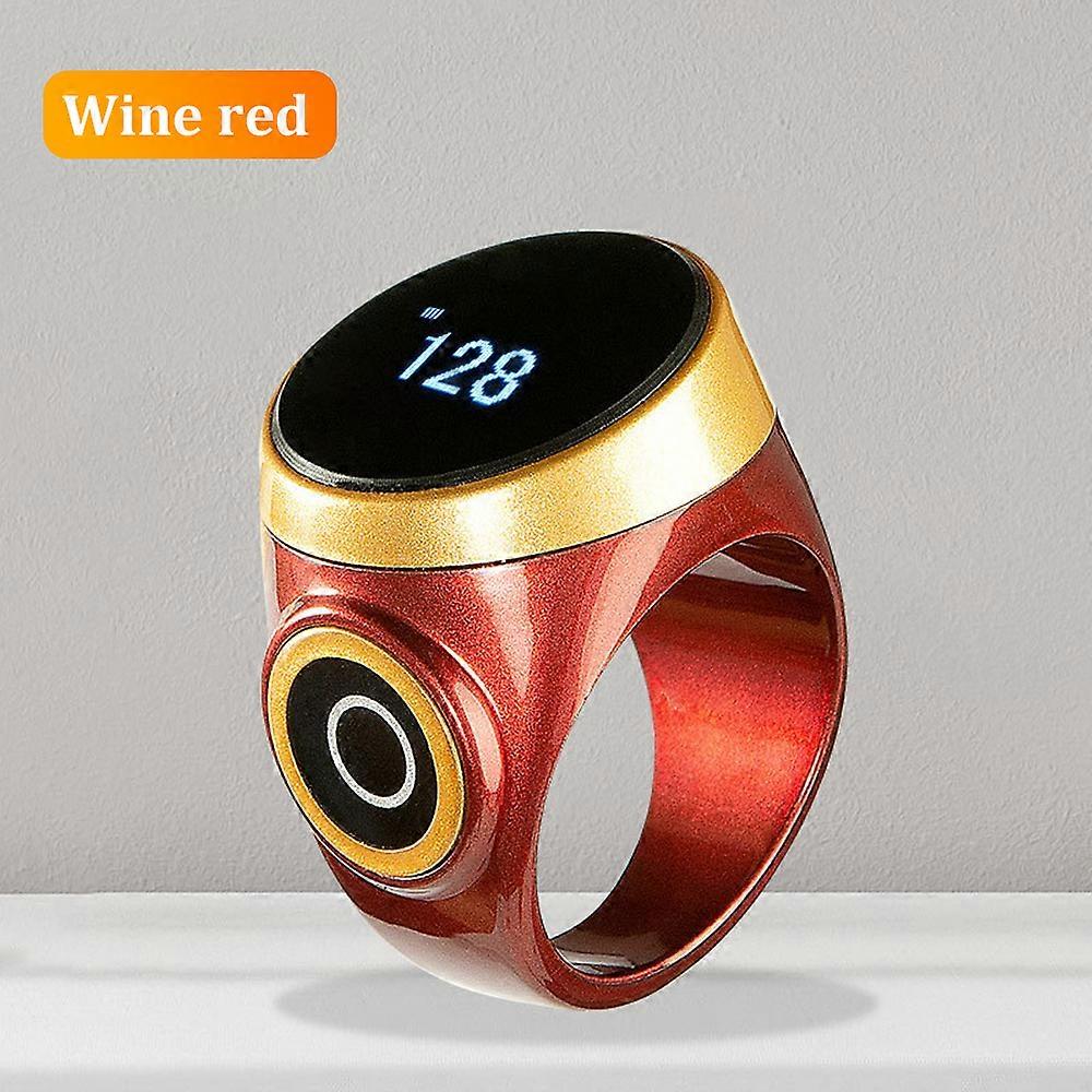 Smart Tasbih Tally Counter OLED Digital Electronic Counter Multi-function APP Counting Type-C SilentTouch Finger Counter