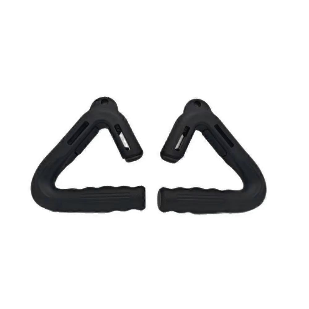 1 Pair Triangular Gantry Vertical Handle with Rope Hole Weightlifting Grip Handle  Men/Women