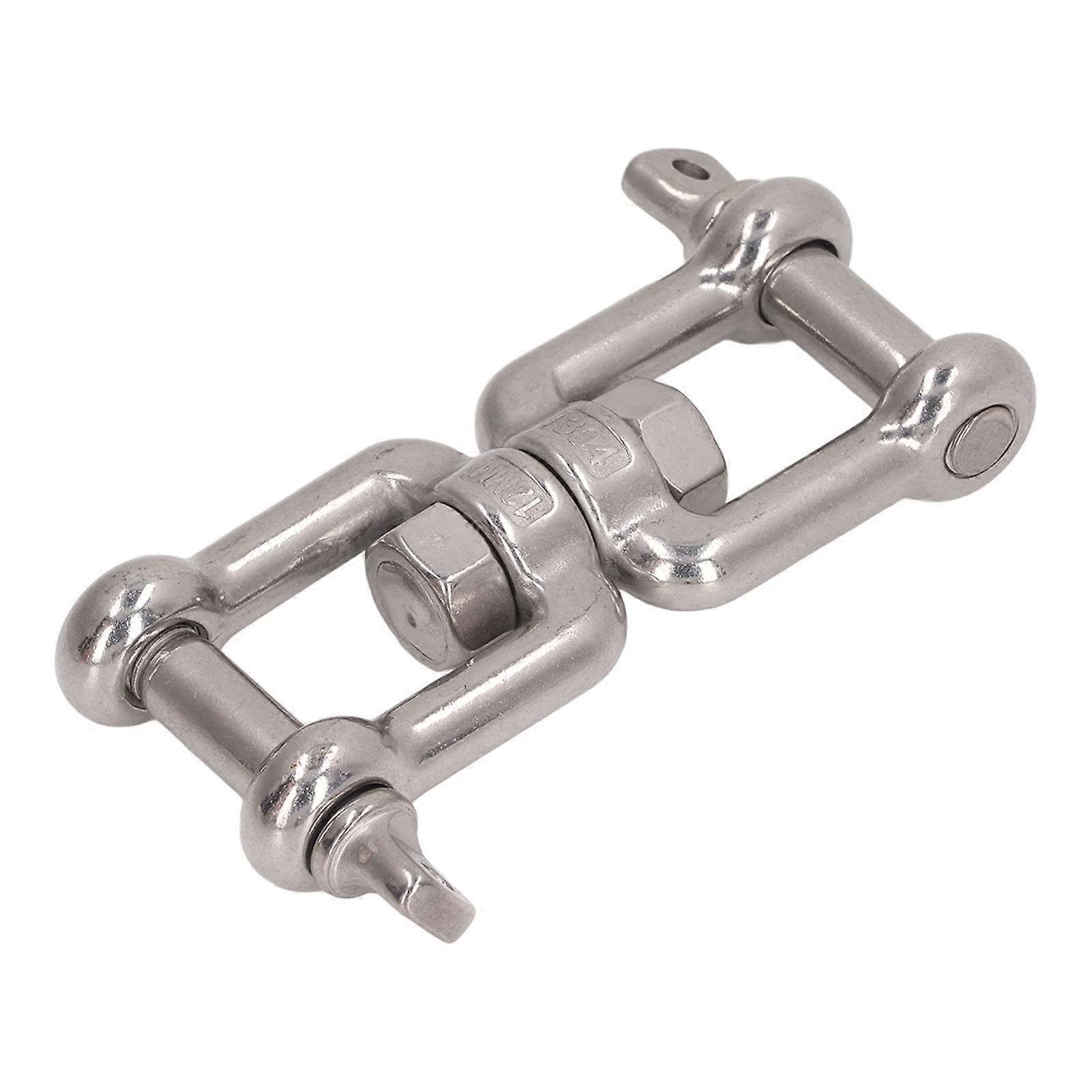 Stainless Steel Swivel Shackle 12MM Heavy Duty 360° Rotating Connector for Hammock and Punching Bag
