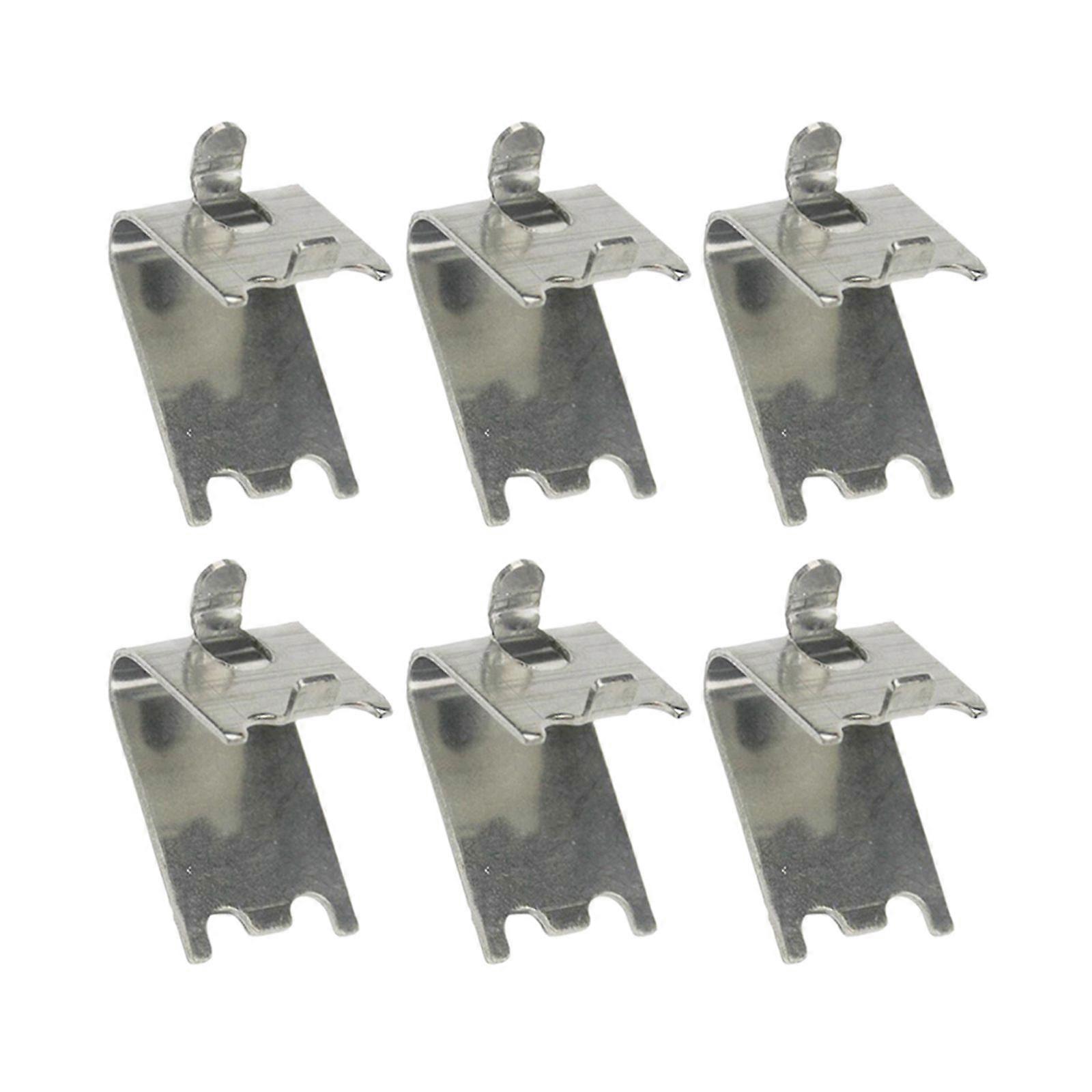 6pcs Replacement Refrigerator Shelf Clips Refrigerator Shelf Support Clamp