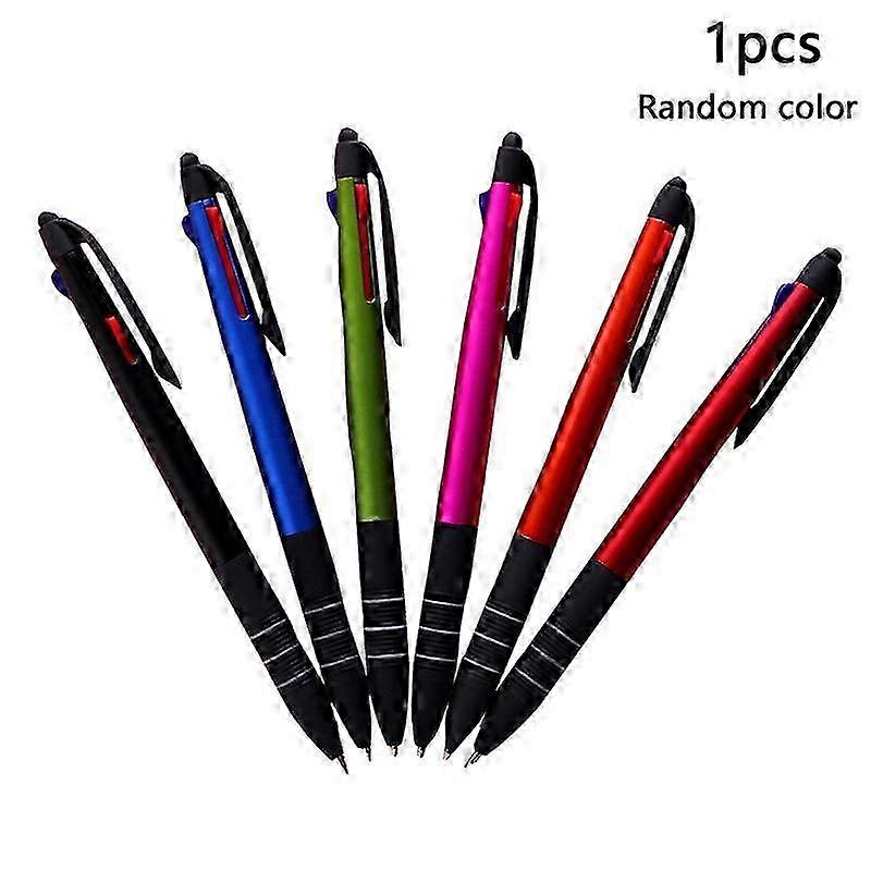 Random color three-color touch screen ballpoint pen