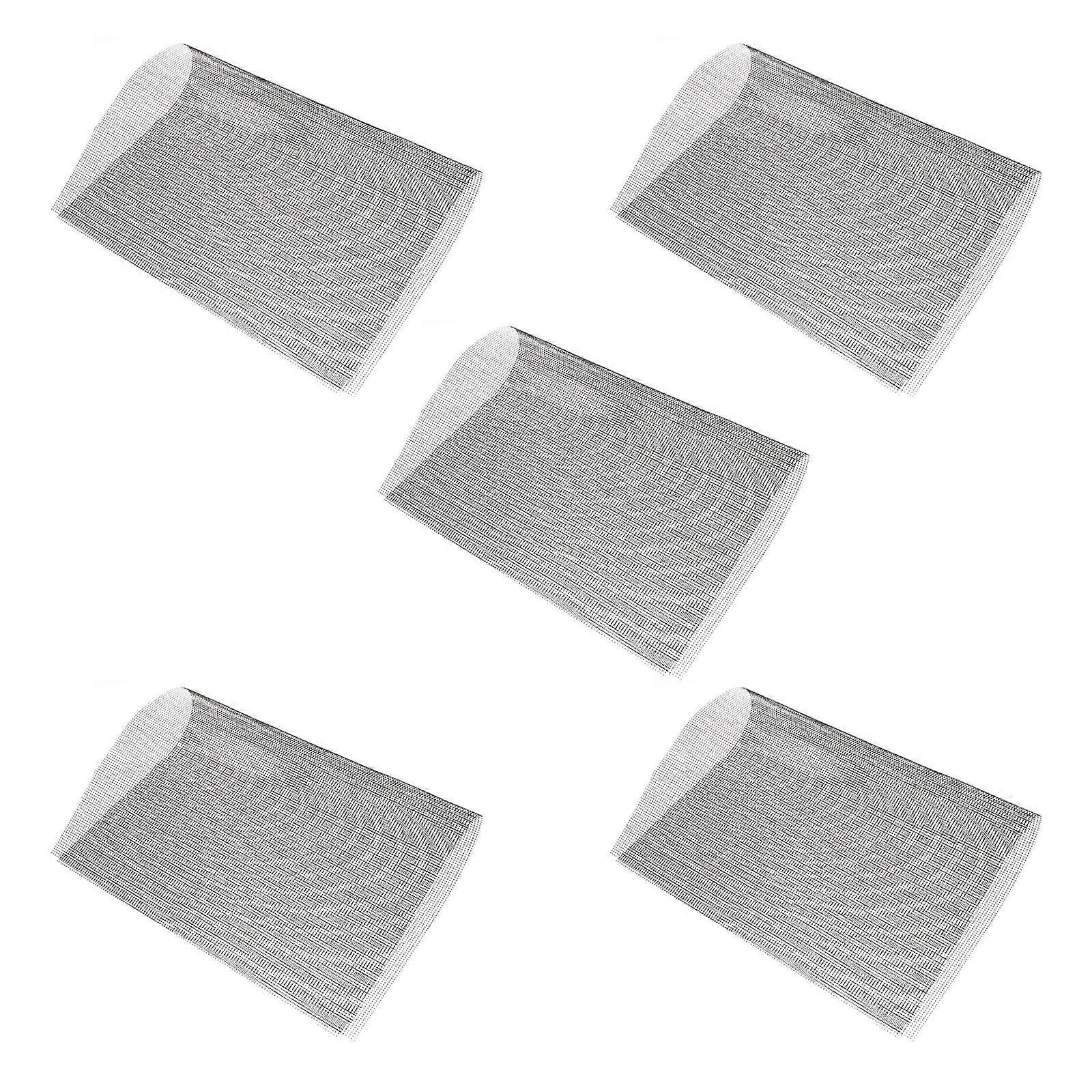 Flower Pot Hole Mesh 5 Mesh Screen for Drainage 15Pcs Set in Black