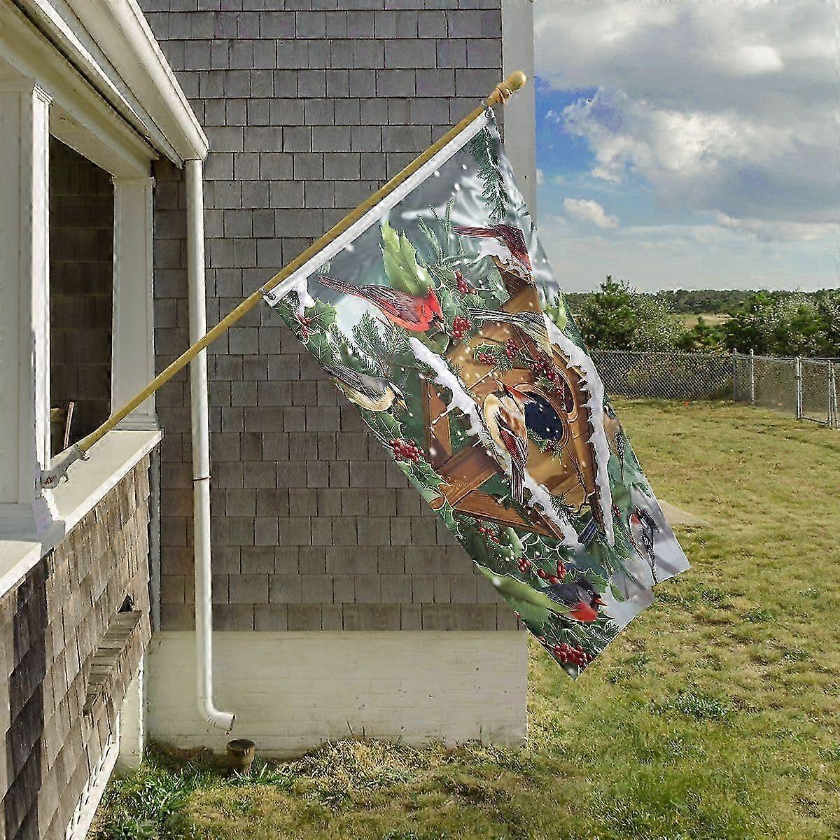 Cardinal Bird Flag Rq 0721