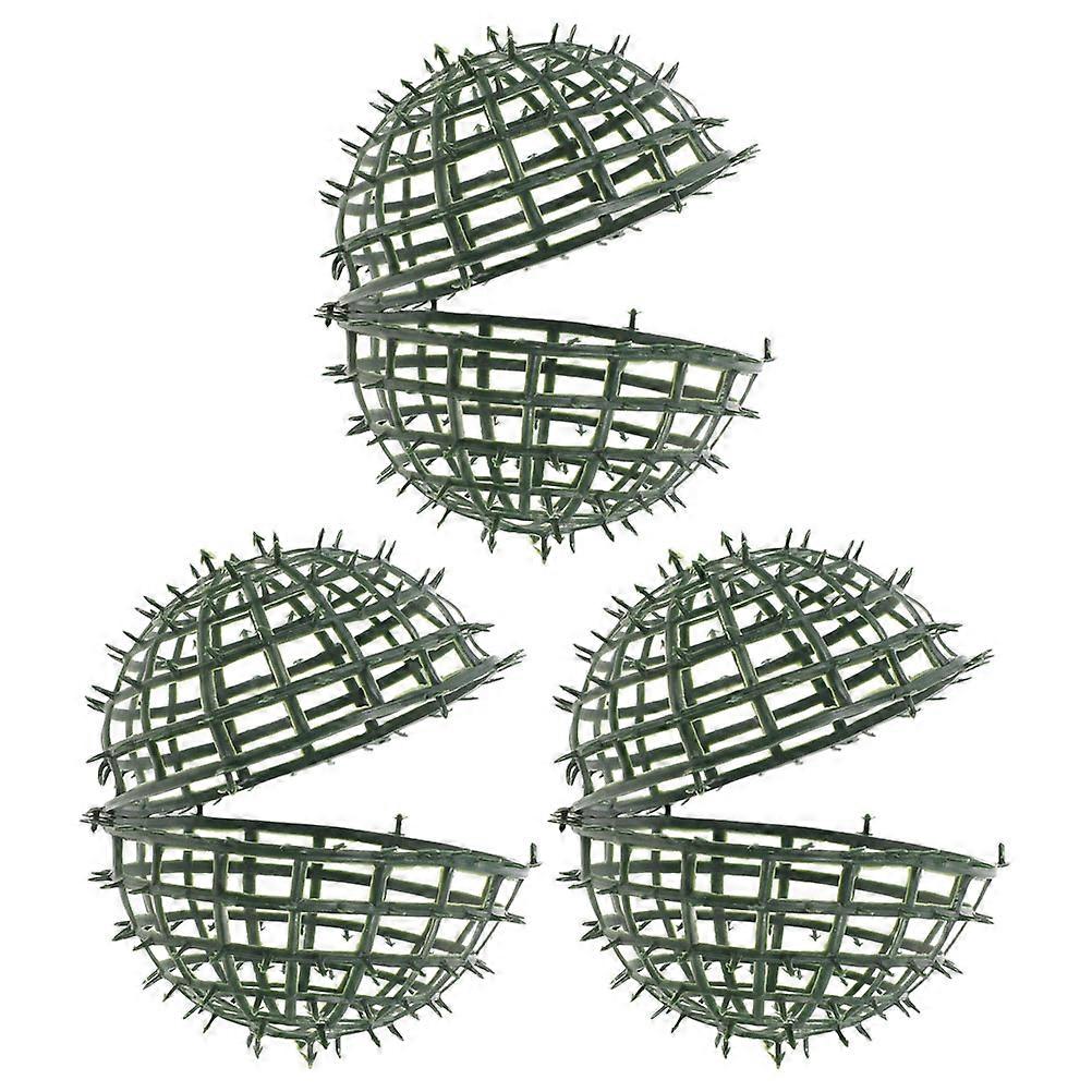 Artificial Plant Topiary Ball Support Cage for Storage Use 3Pcs Flower Rack