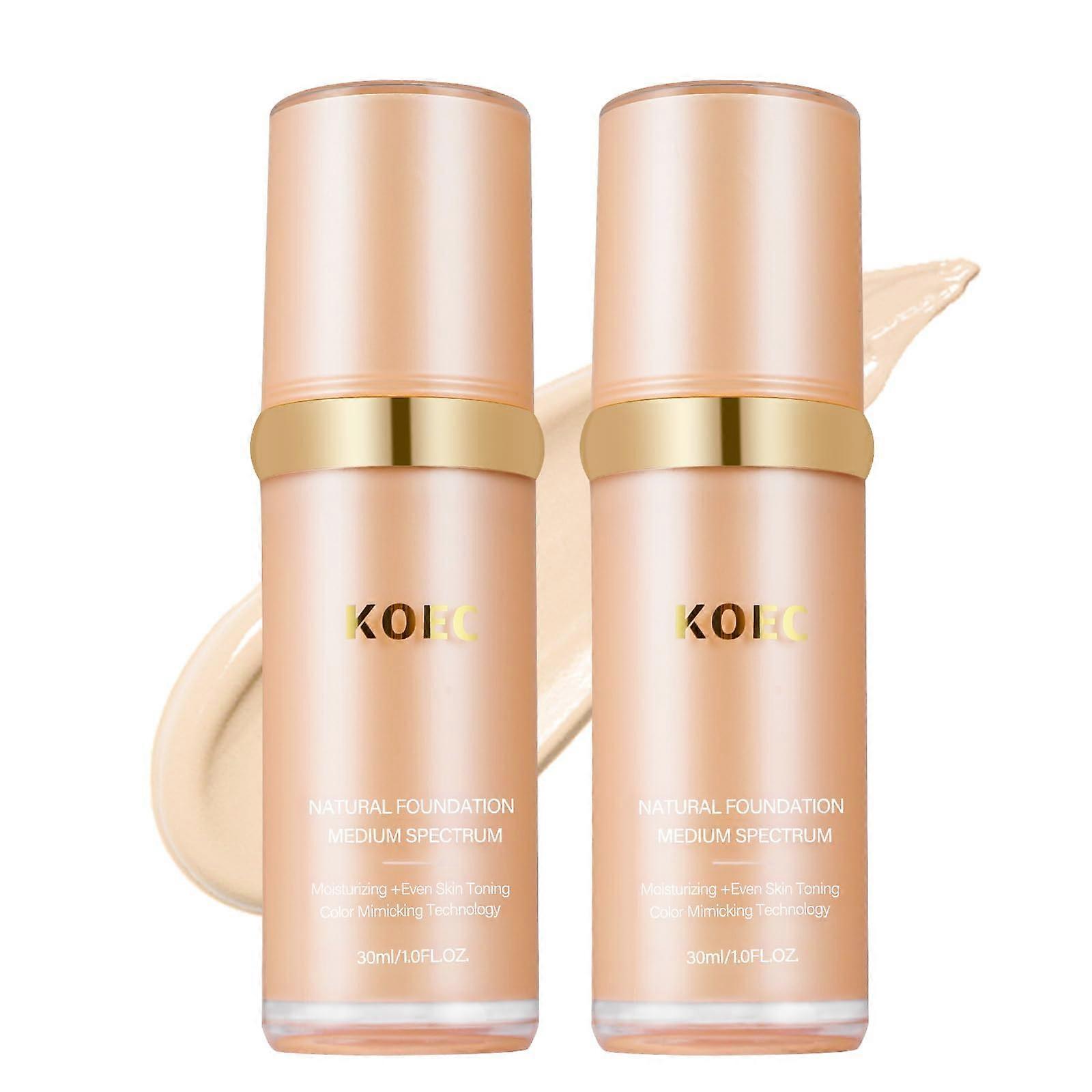 Foundation and Concealer Set 4 in 1 Waterproof Full Coverage Hydrating Longwear Sweat Proof Makeup