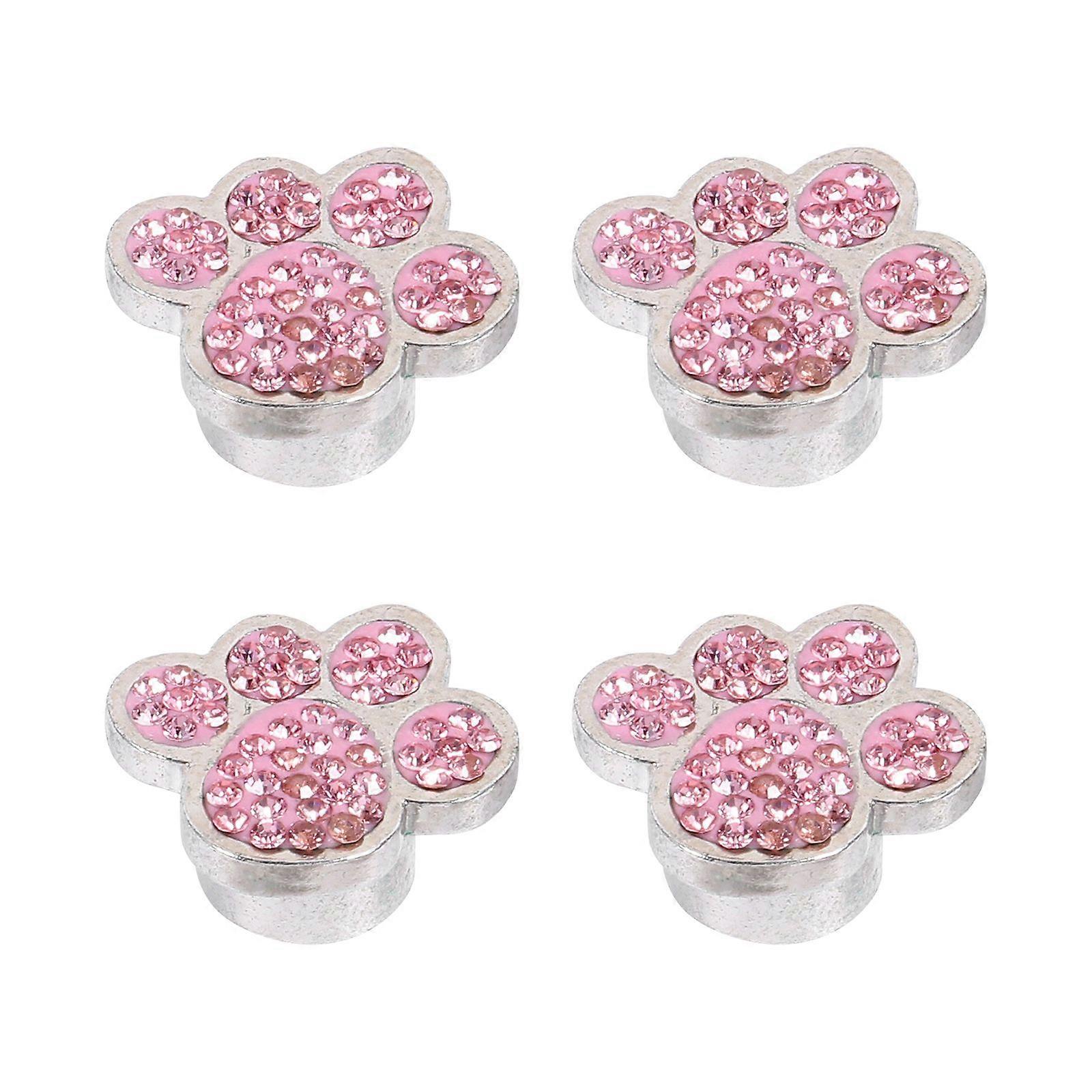 4 Pcs Bear Foot Shape Spiracle Lids Universal Decorative Dust Lids Nozzle Caps