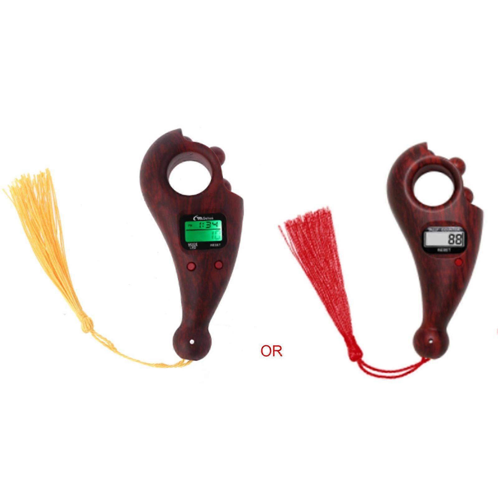 Electronic Portable Digital Beads Counter with Finger Button Control and Reset