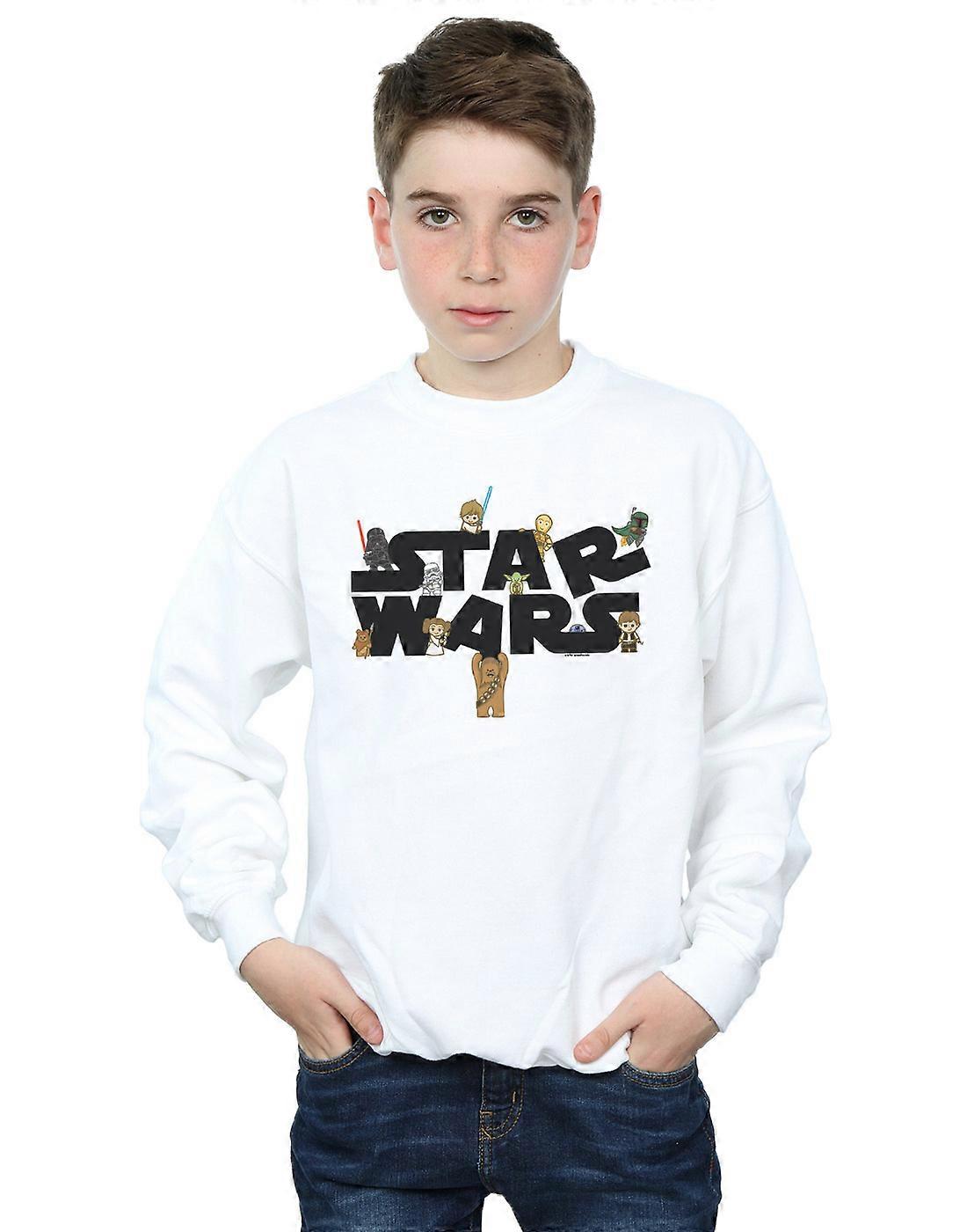 스타워즈 남아 키디 로고 스웨트셔츠