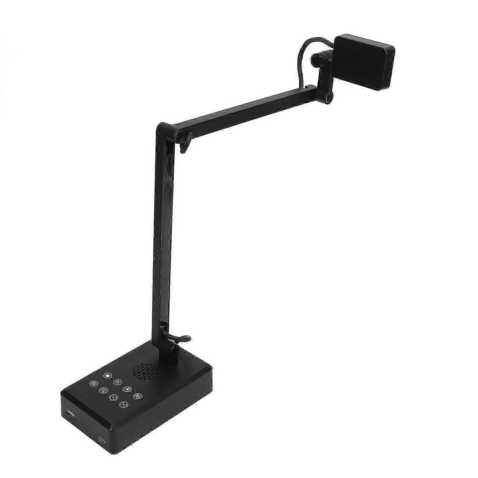 4K Ultra High Definition USB Document Camera, 16MP, Adjustable Angle, Compatible with OS X, Windows, OBS, and Android